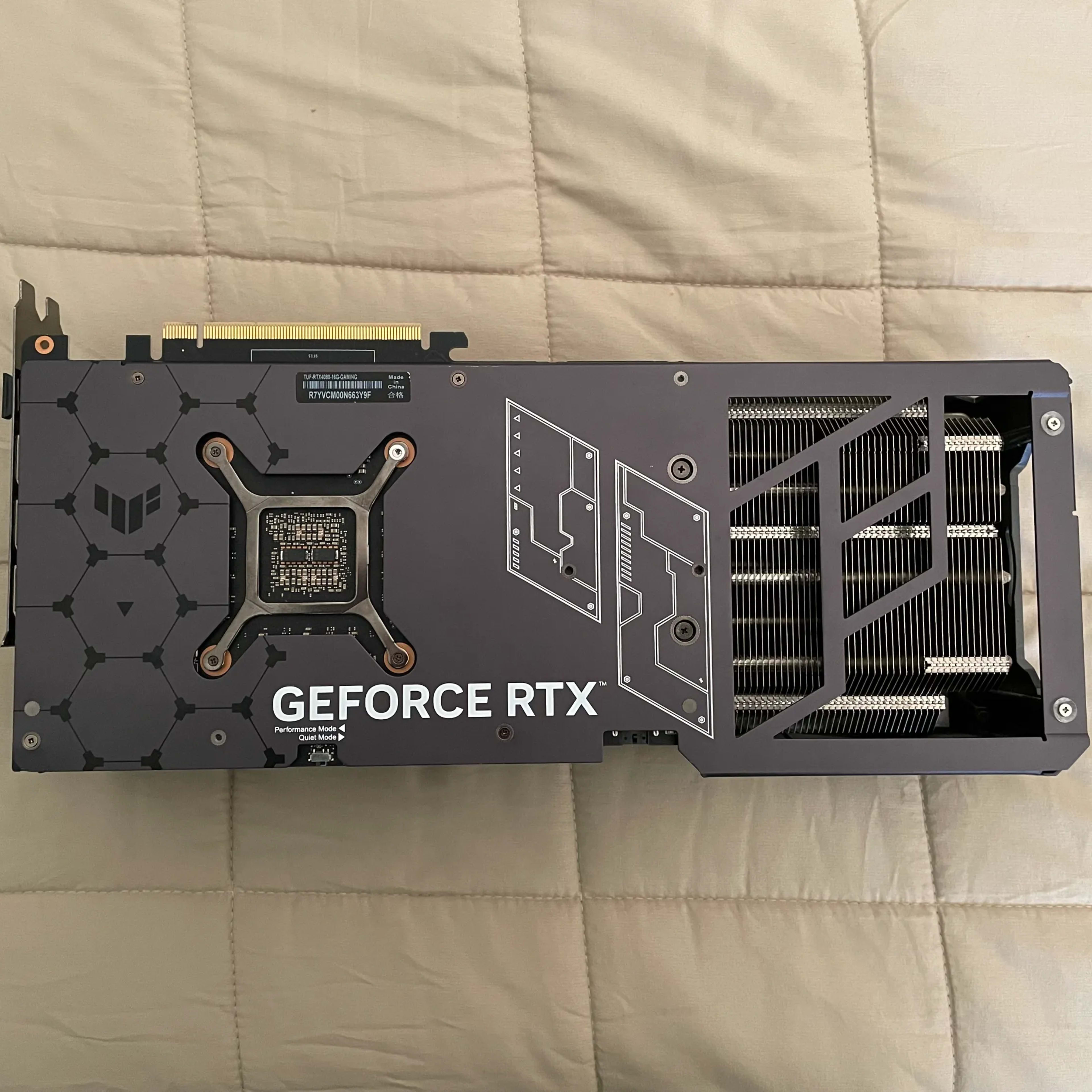 ASUS TUF Gaming GeForce RTX 4080 OC 16GB GDDR6X Graphics ASUS TUF Gaming GeForce RTX 4080 OC 16GB GDDR6X Graphics