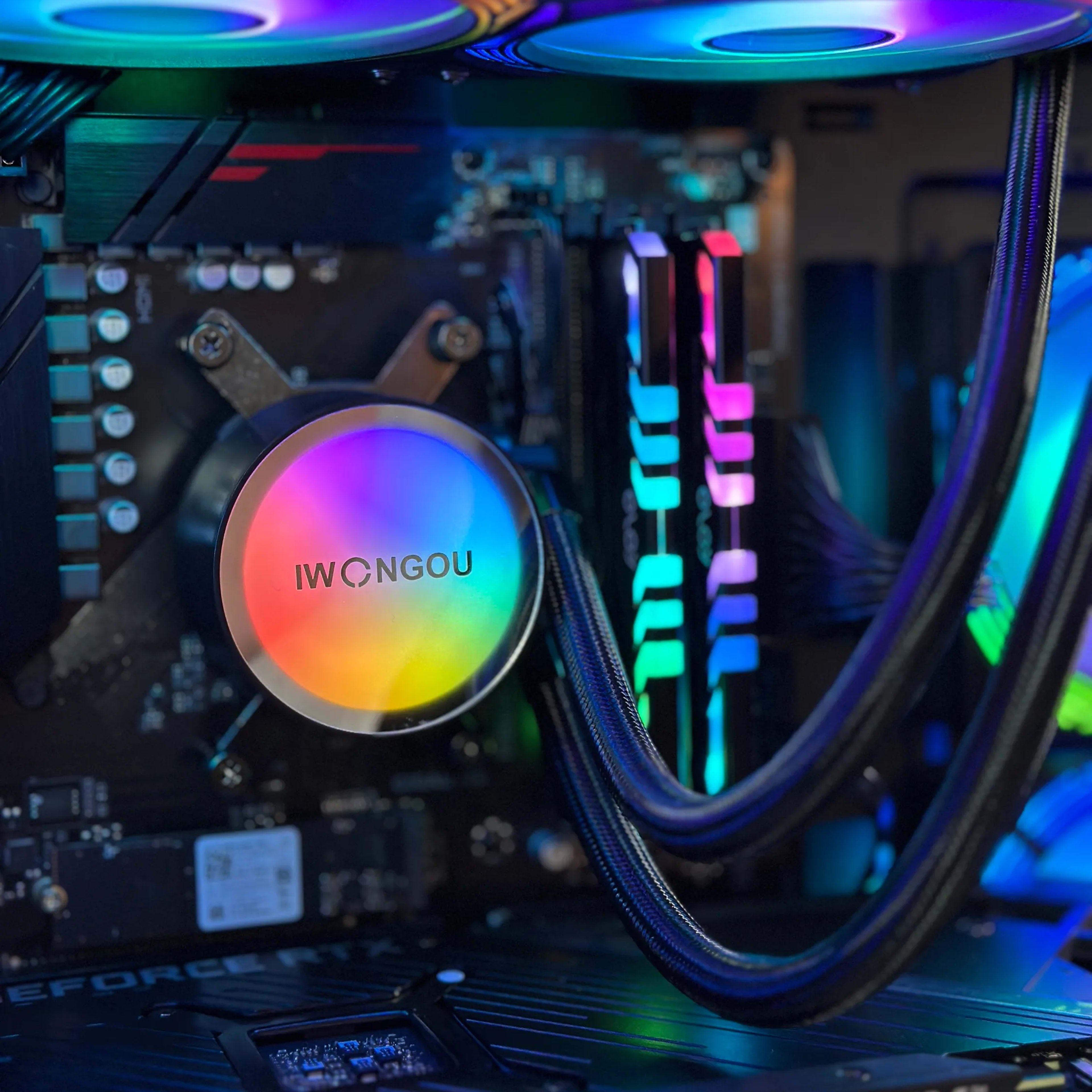 💜FAST LIQUID COOLED GAMING PC💜| RTX 3070 8GB, Ryzen 7 3700X, 32GB Ram, 1TB SSD, WIFI, Fortnite