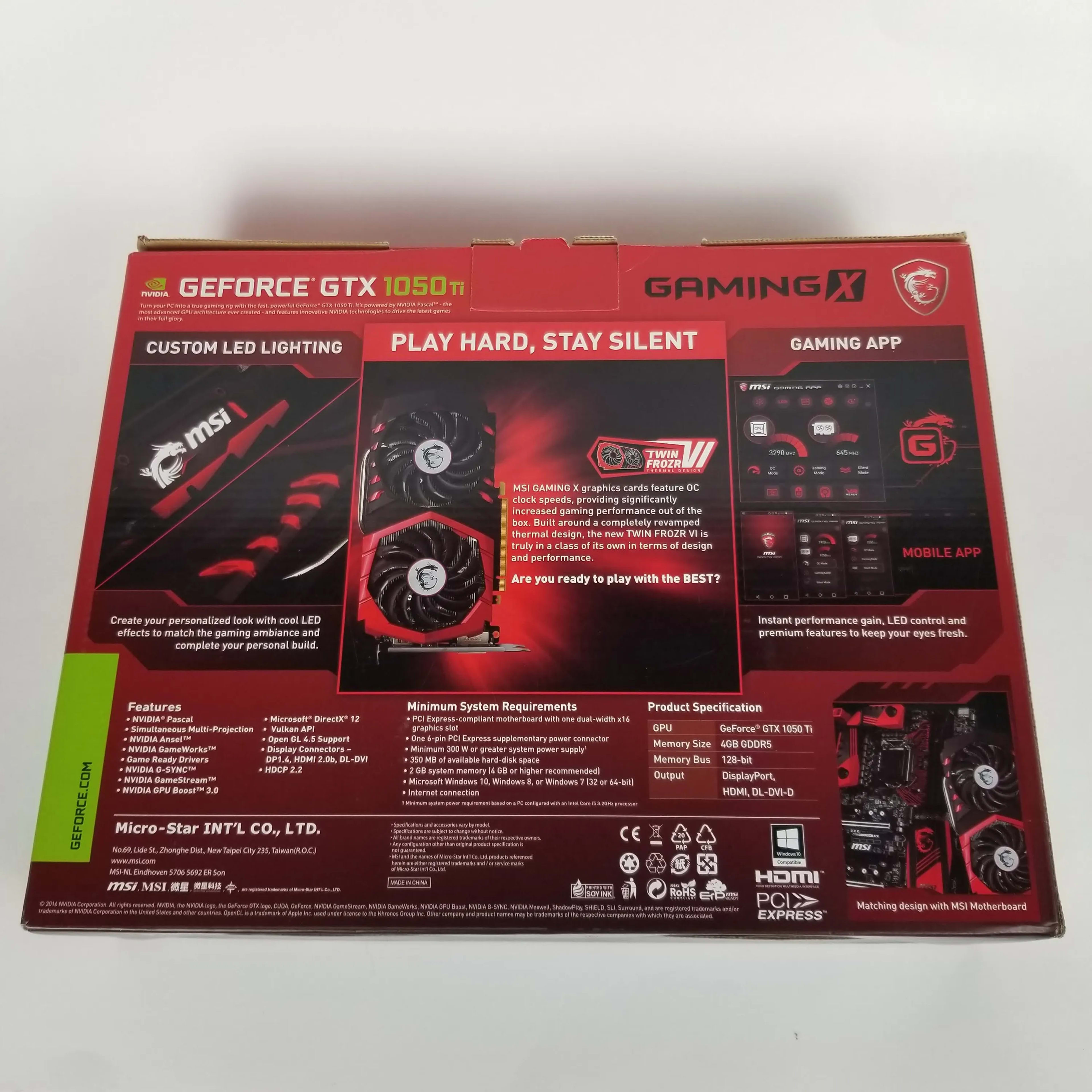 み*ー様 MSI C15 NVIDIA GeForce GTX1050Ti グラ Amazon.com: MSI Gaming GeForce GTX 1050 Ti 4GB GDRR5 128-bit