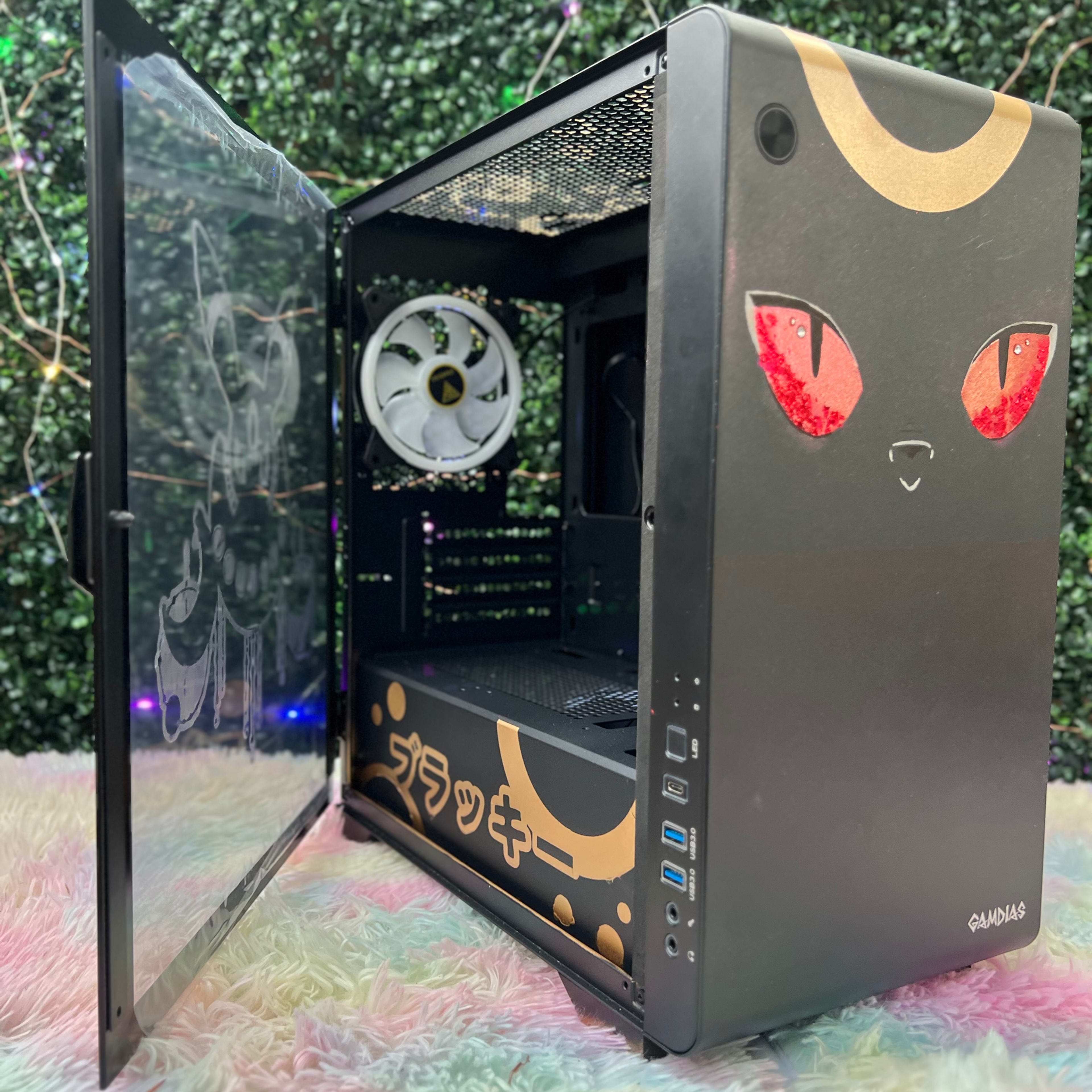 Custom PC Case - Pokemon Umbreon Themed