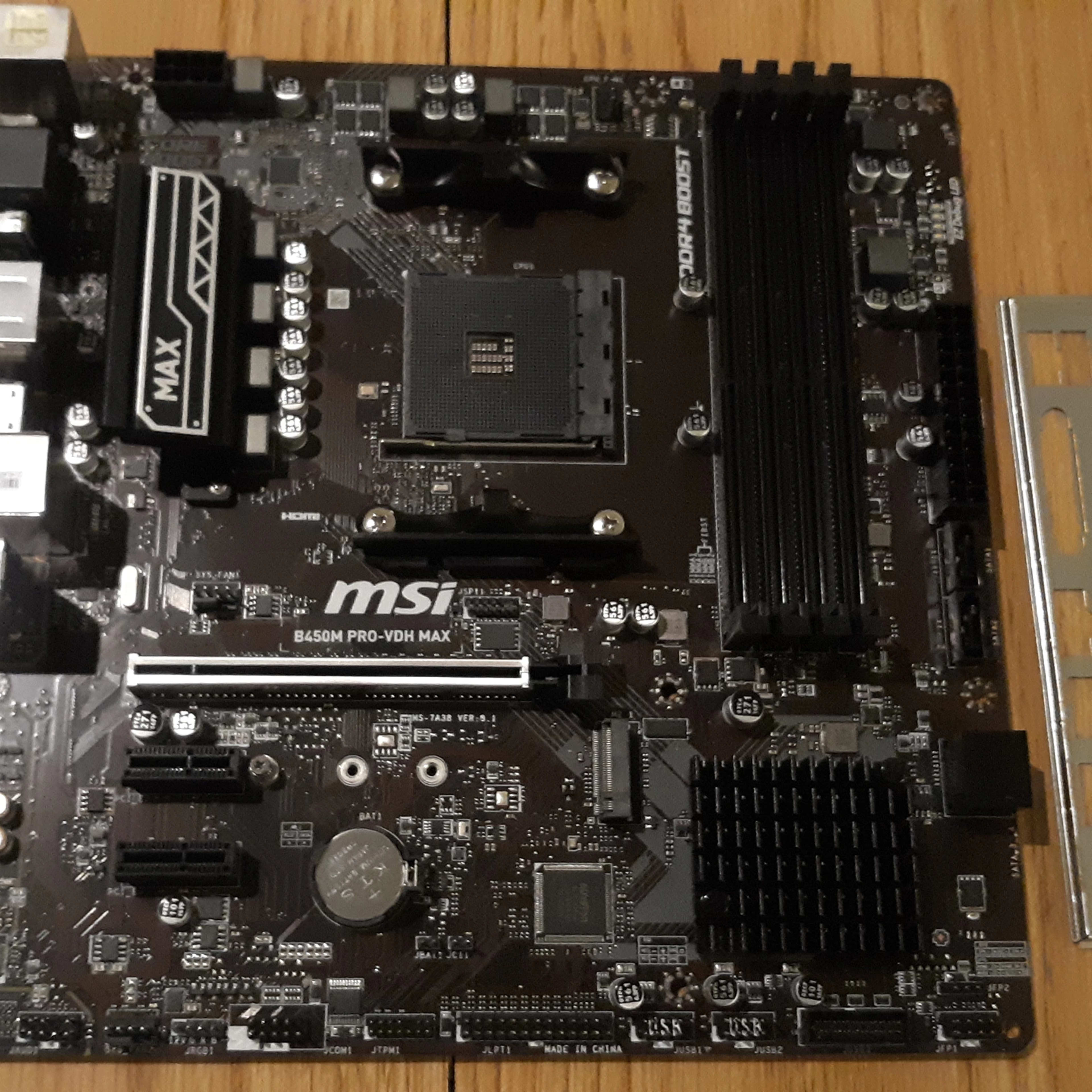 MSI B450M Pro VDH Max Socket Am4 Ddr4 Motherboard – EasyPC