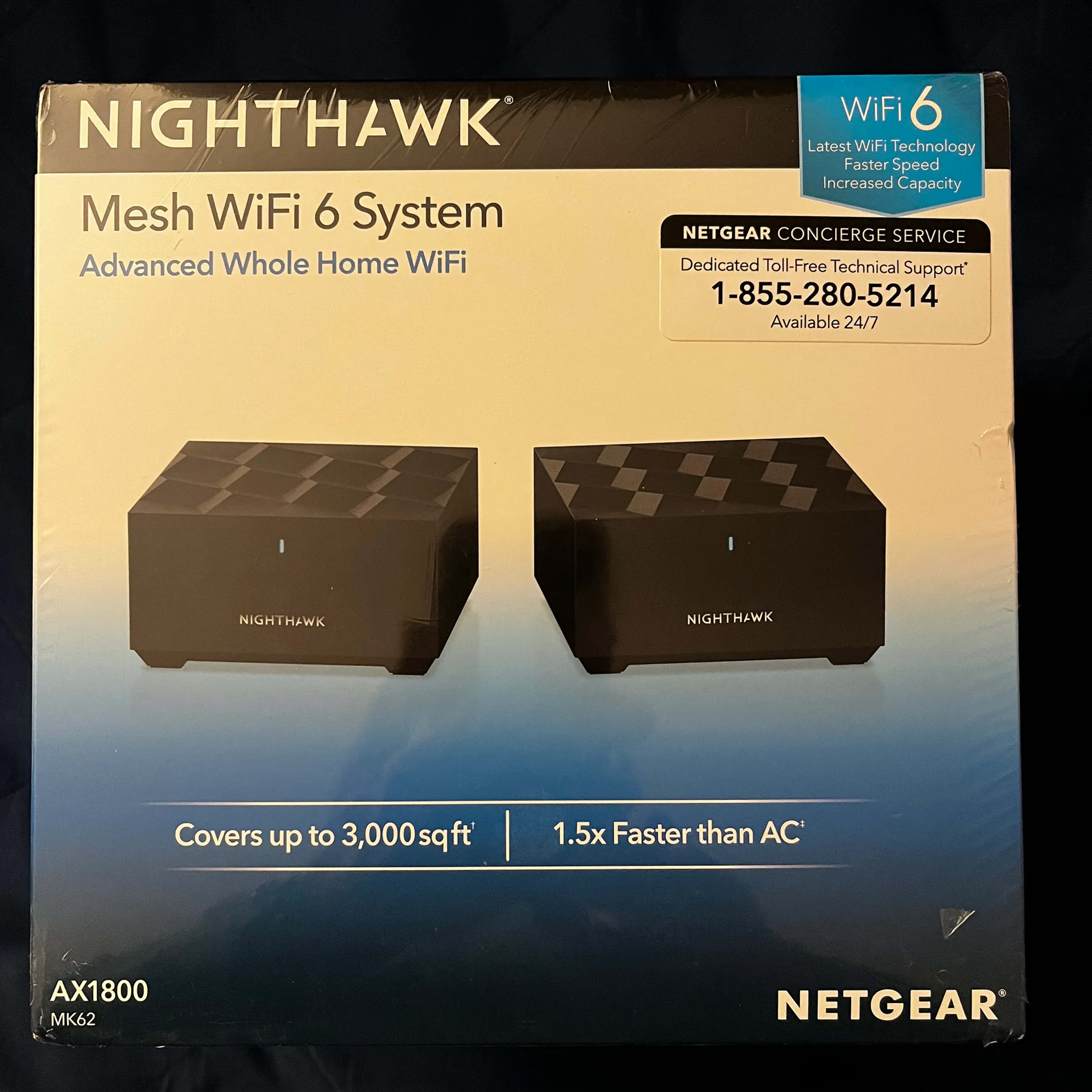 Netgear Nighthawk Mesh WiFi 6 System AX1800