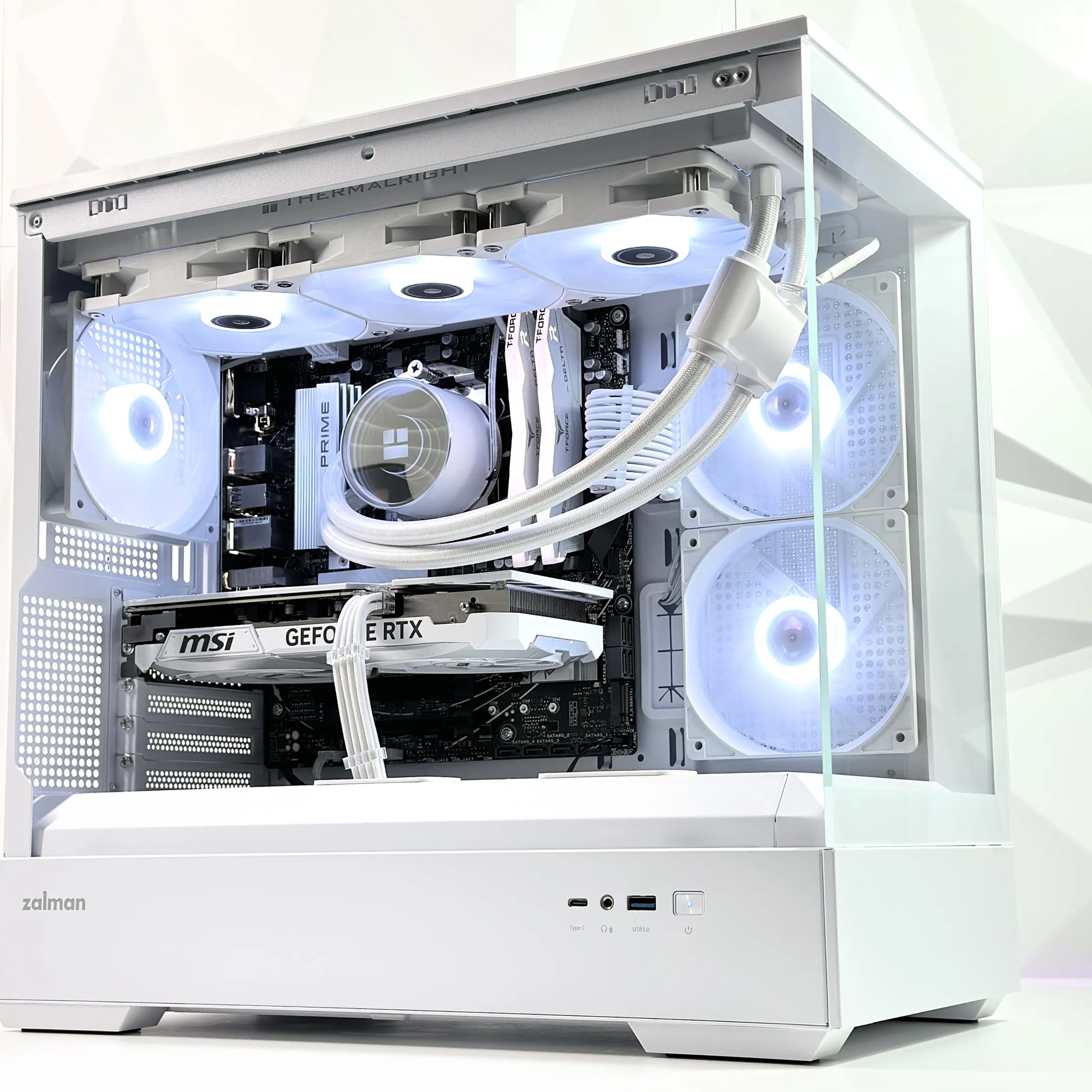 🤍🏔️1440p-4K Gaming PC❄️Nvidia RTX 4070 12GB❄️AMD Ryzen 7 5700X 8 core❄️32GB DDR4❄️1TB NVME