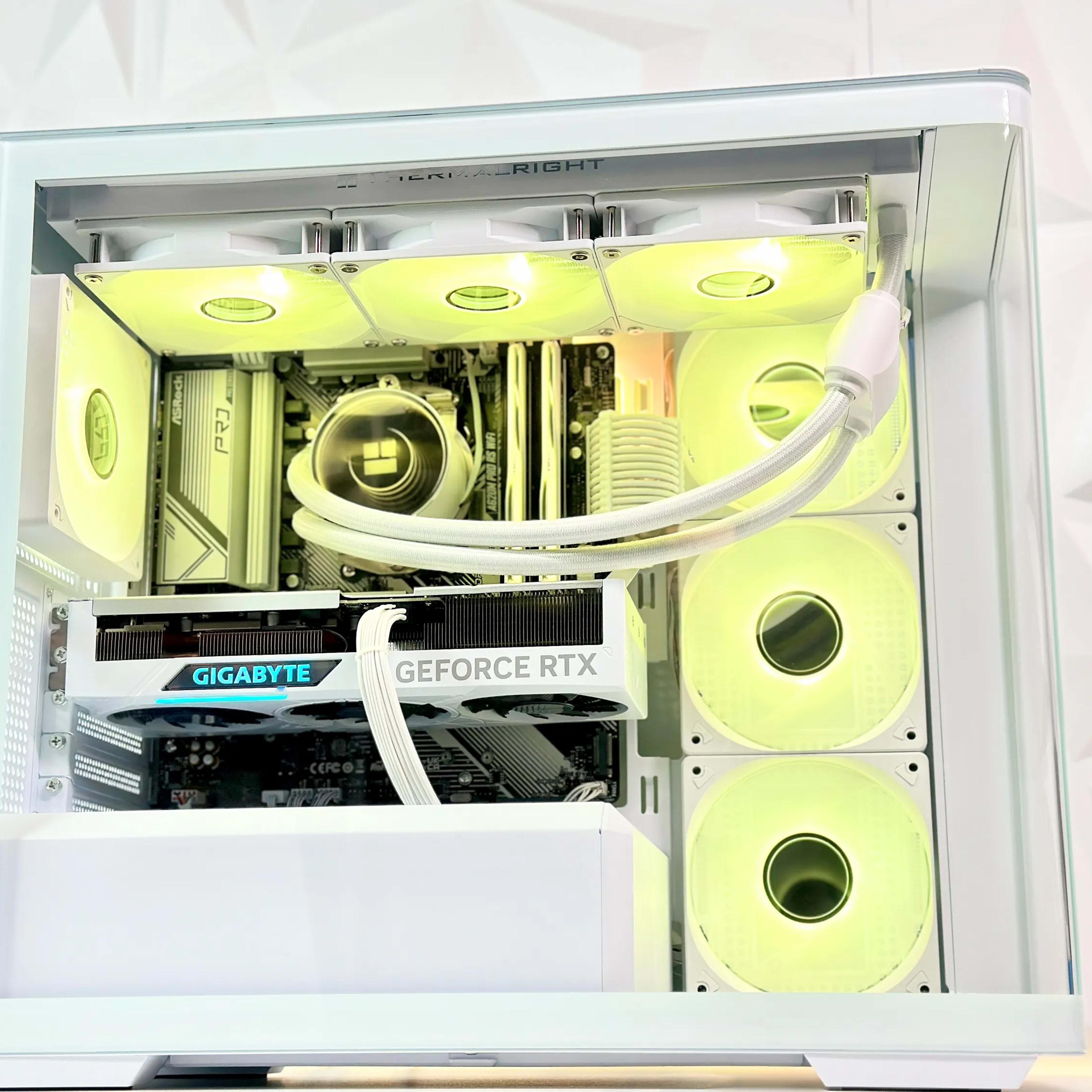 🧊🥶🧔‍♂️Iceman❄️Liquid Cooled Gaming PC❄️Nvidia RTX 4070 Ti 12GB❄️AMD Ryzen 7 7700❄️32GB DDR5