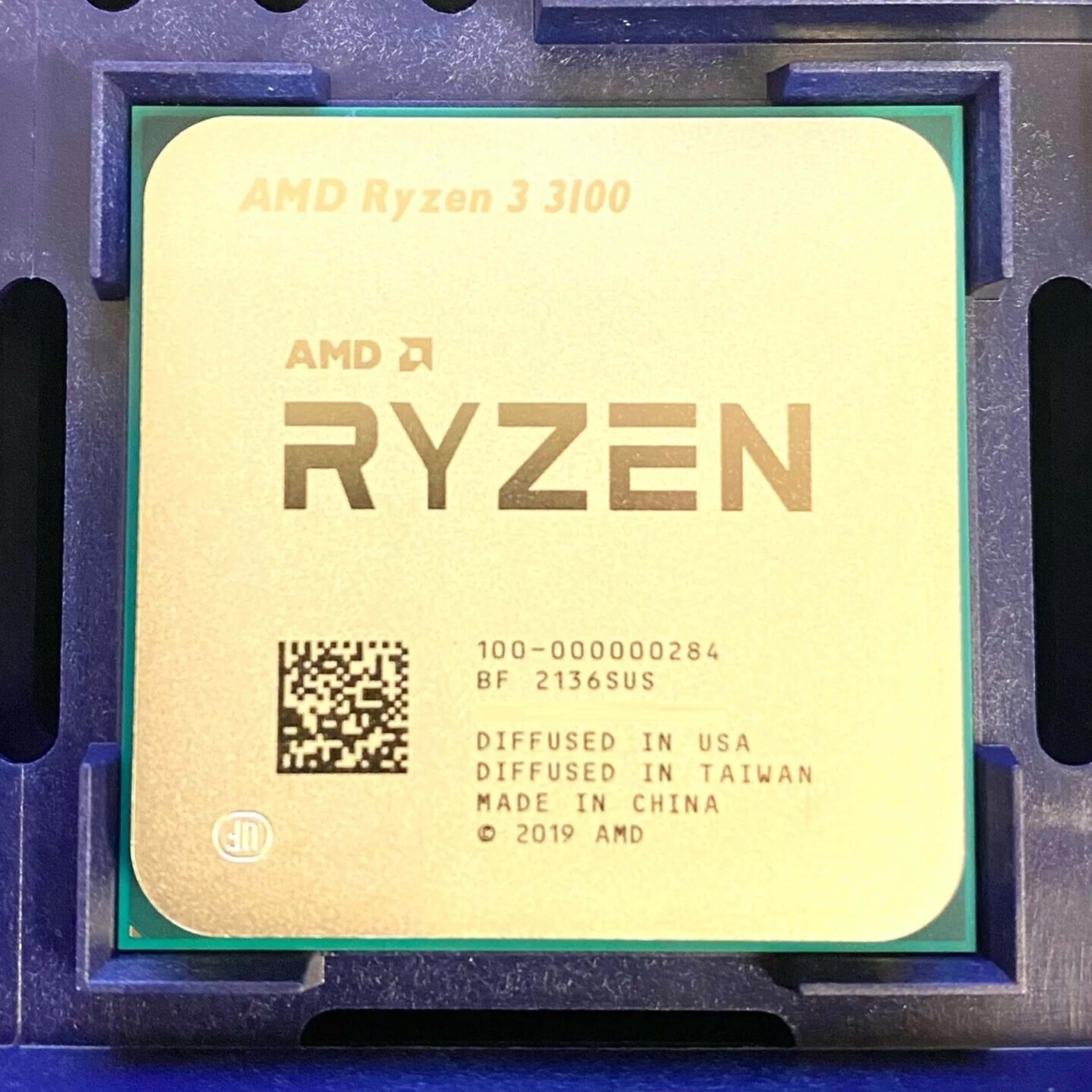 Ryzen 3 3100 3.6ghz 4 core CPU [UNTESTED]