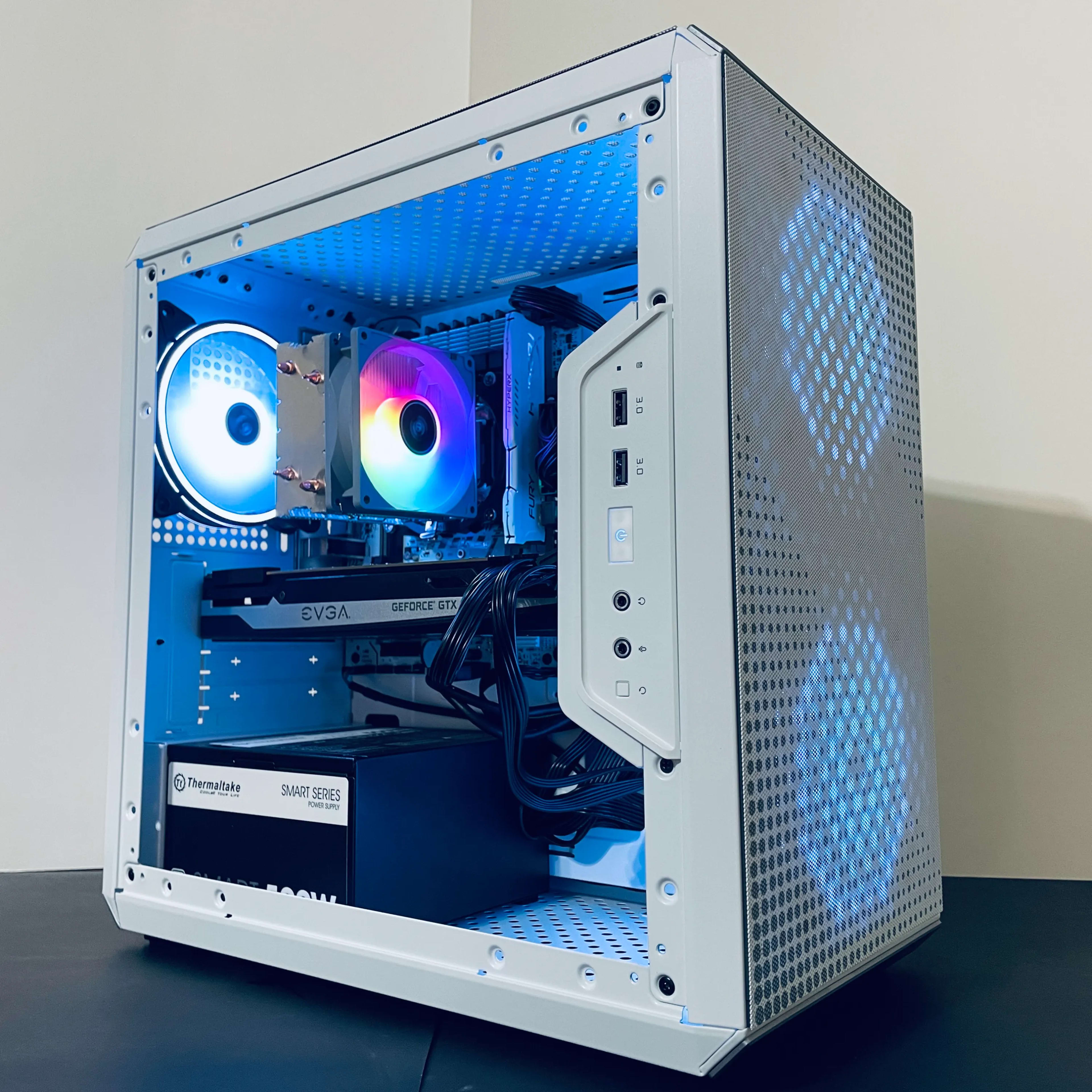 ⚡Budget White Gaming PC - Intel Xeon 10-cores ○ 16GB RAM ⚡Budget White Gaming PC - Intel Xeon 10-cores ○ 16GB RAM