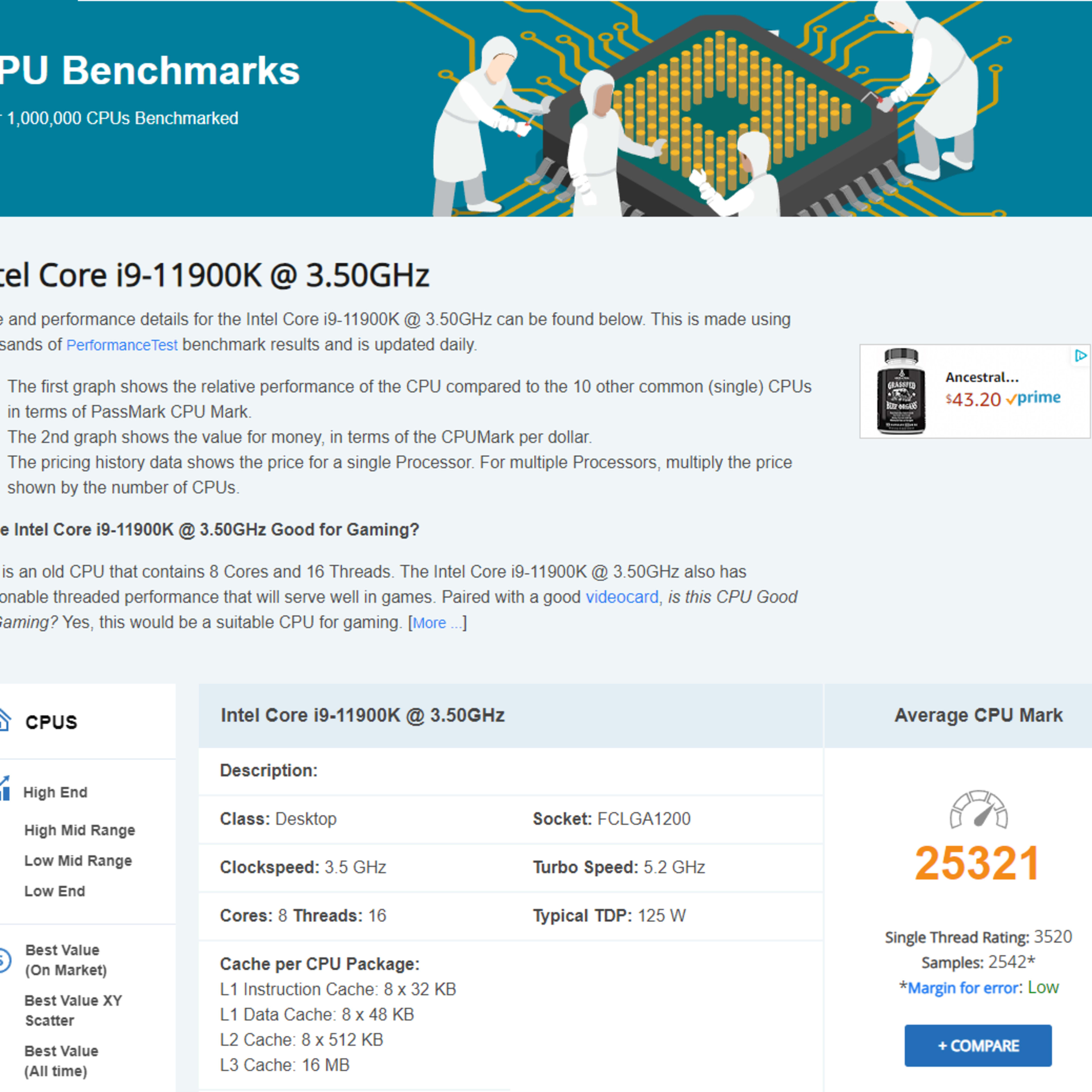 Combo: ASUS PRIME Z590-A Motherboard w/Intel Core™ i9-11900KF CPU and G.Skill Ares 32gb 3200 CL14