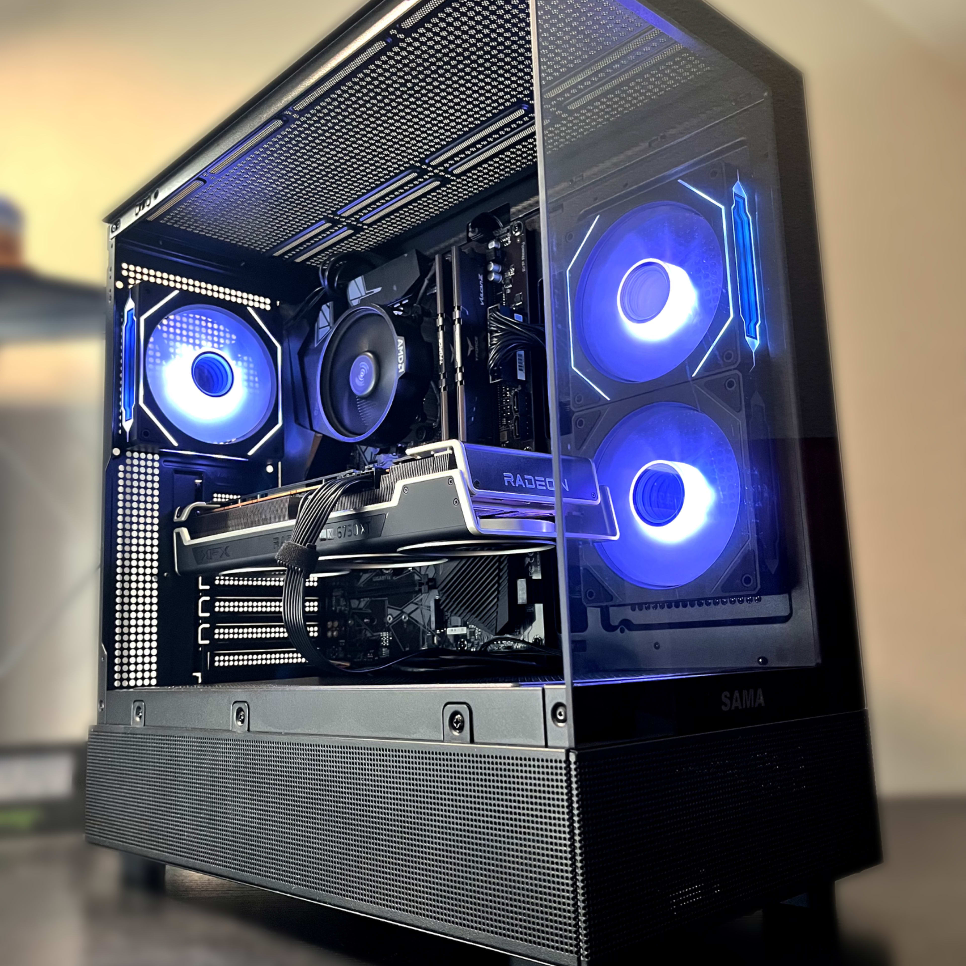 🌑Midnight🌑 Gaming PC (Ryzen 5 Processor and AMD Raedon RX 🌑Midnight🌑 Gaming PC (Ryzen 5 Processor and AMD Raedon RX