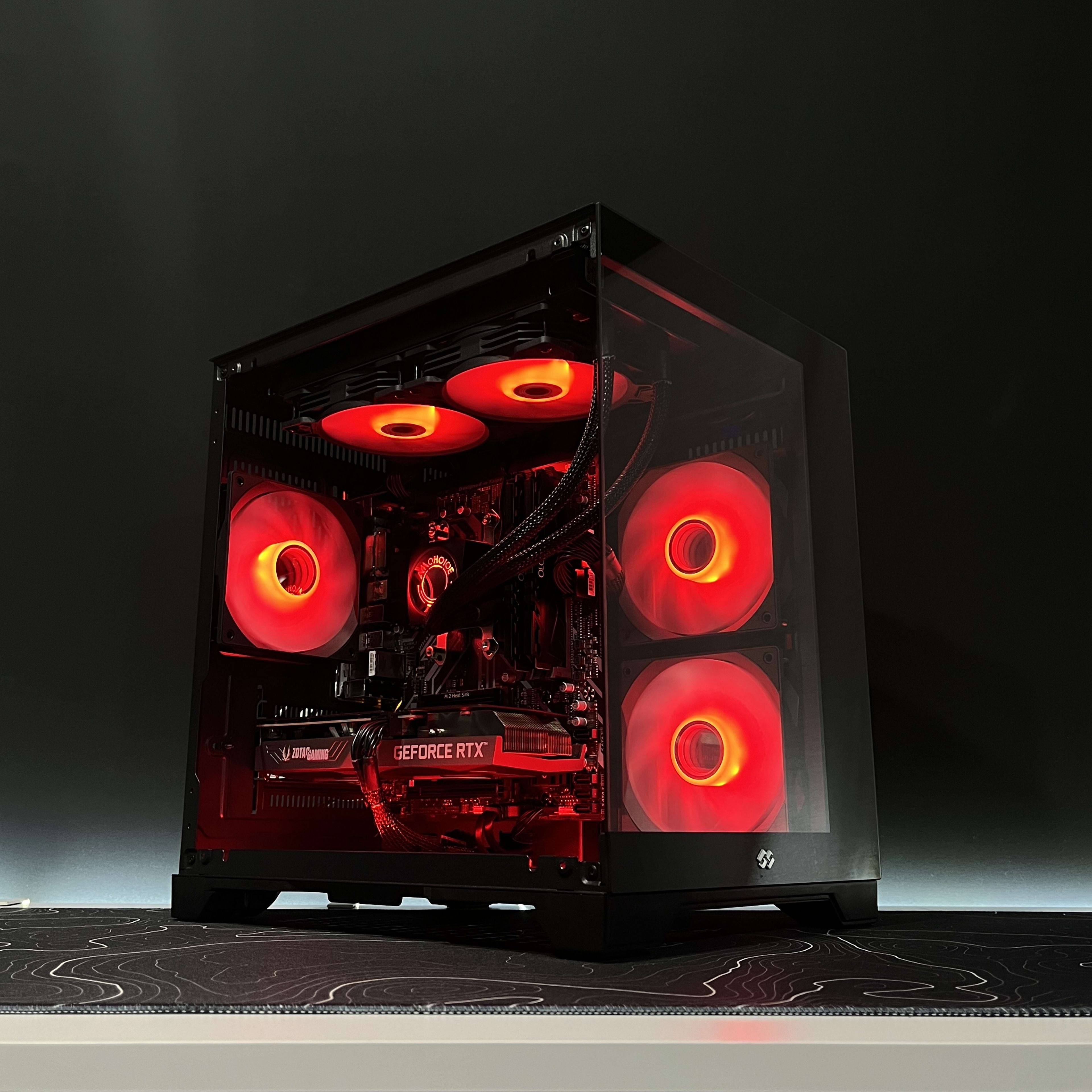 Black & RGB Gaming PC | RTX 3050 8GB & Ryzen 5 3600