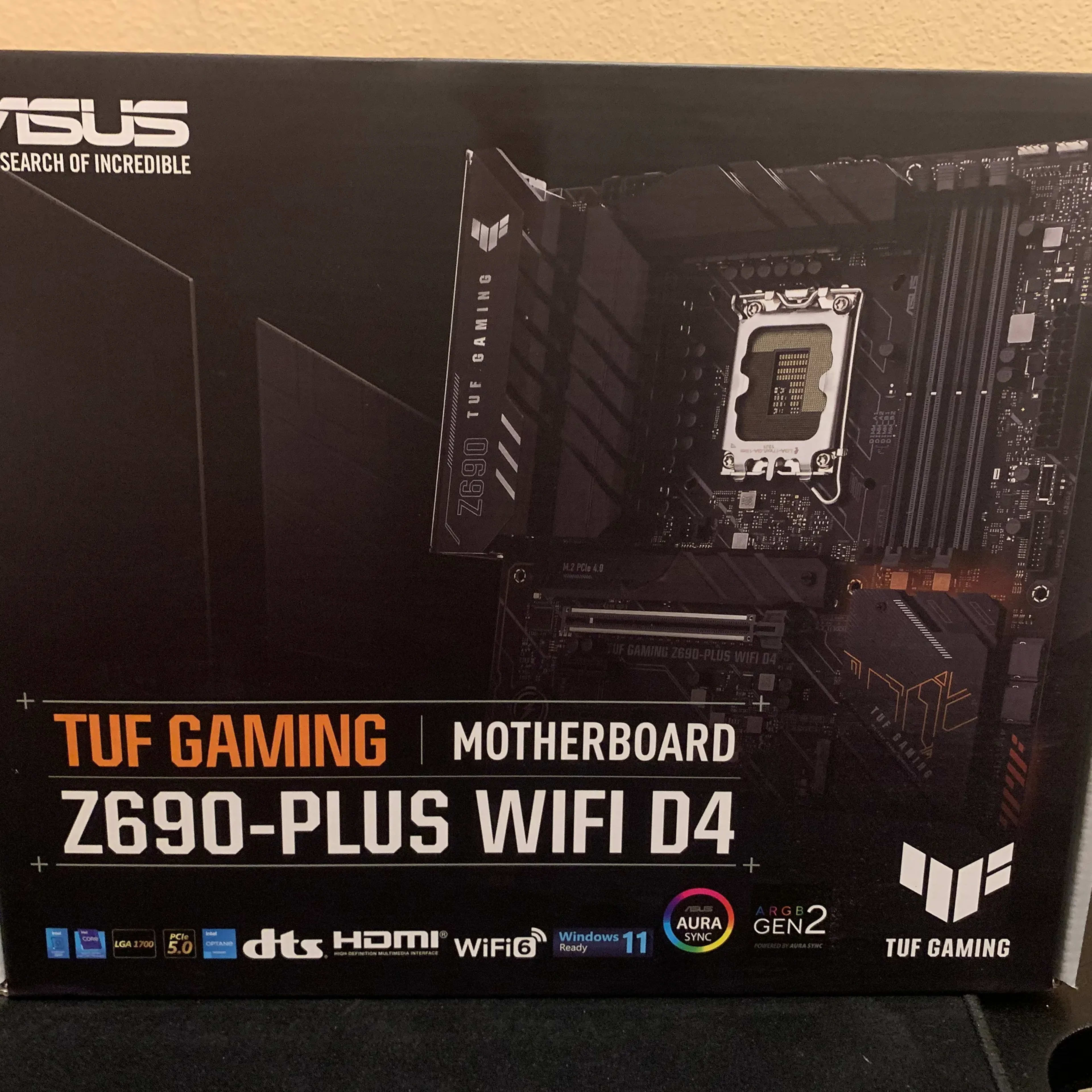 Act fast! BNIB/Sealed Asus TUF gaming z690-plus WIFI D4 | Jawa