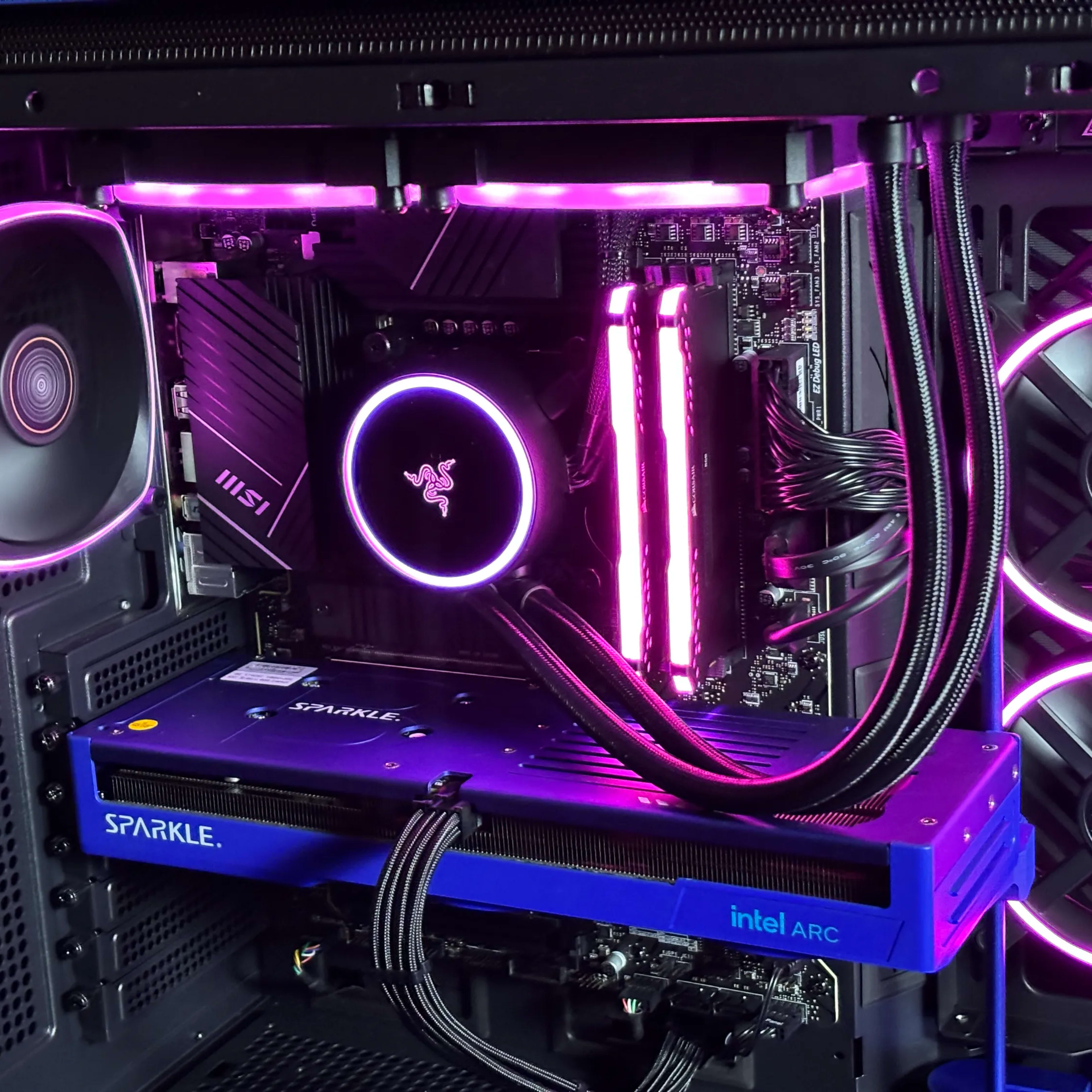 All BLUE INTEL PC💎I7 12700K|ARC B580 12gb|32gb DDR4 |1 TB M All BLUE INTEL PC💎I7 12700K|ARC B580 12gb|32gb DDR4 |1 TB M