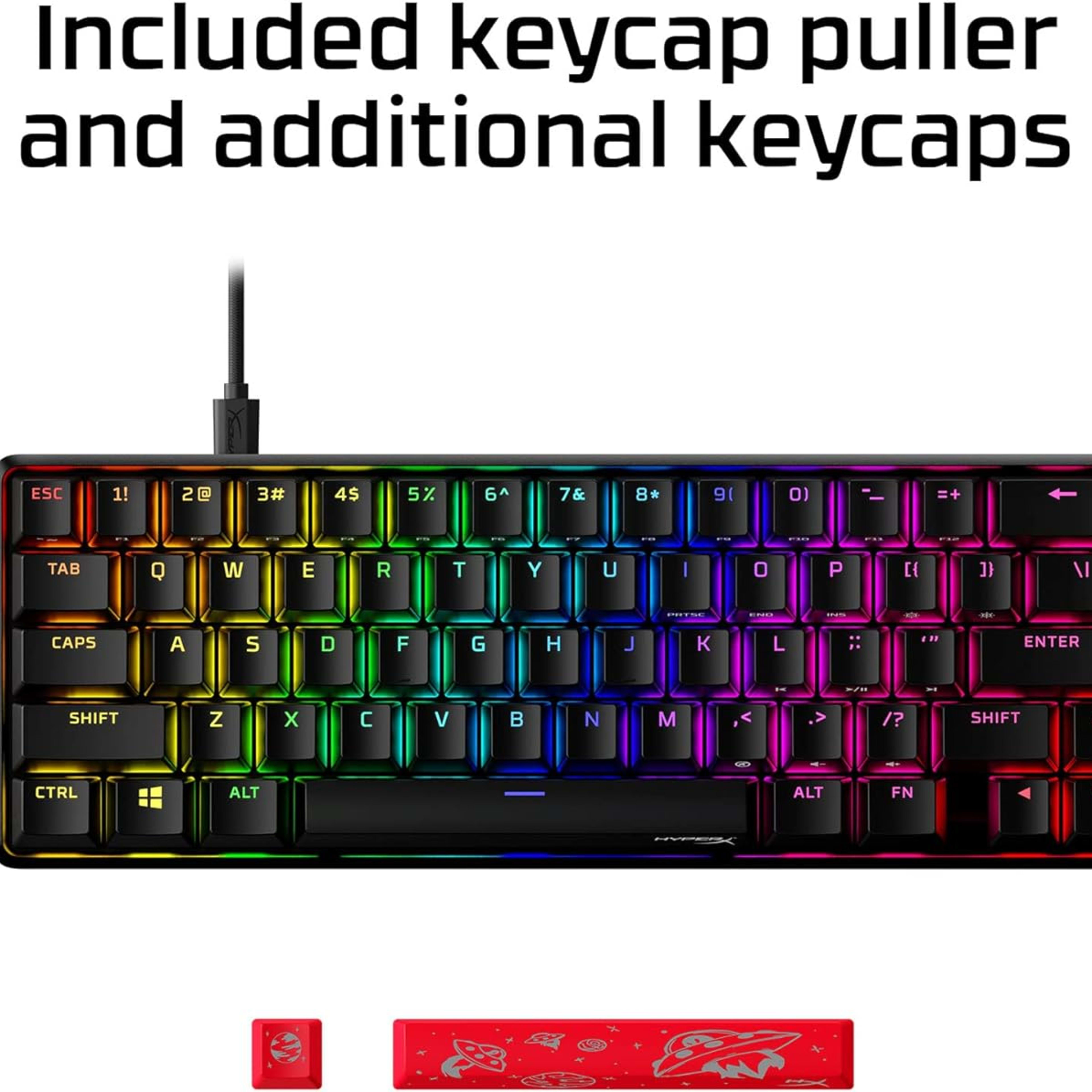 HyperX Alloy Origins 65 Mechanical Keyboard - Red Linear - NEW