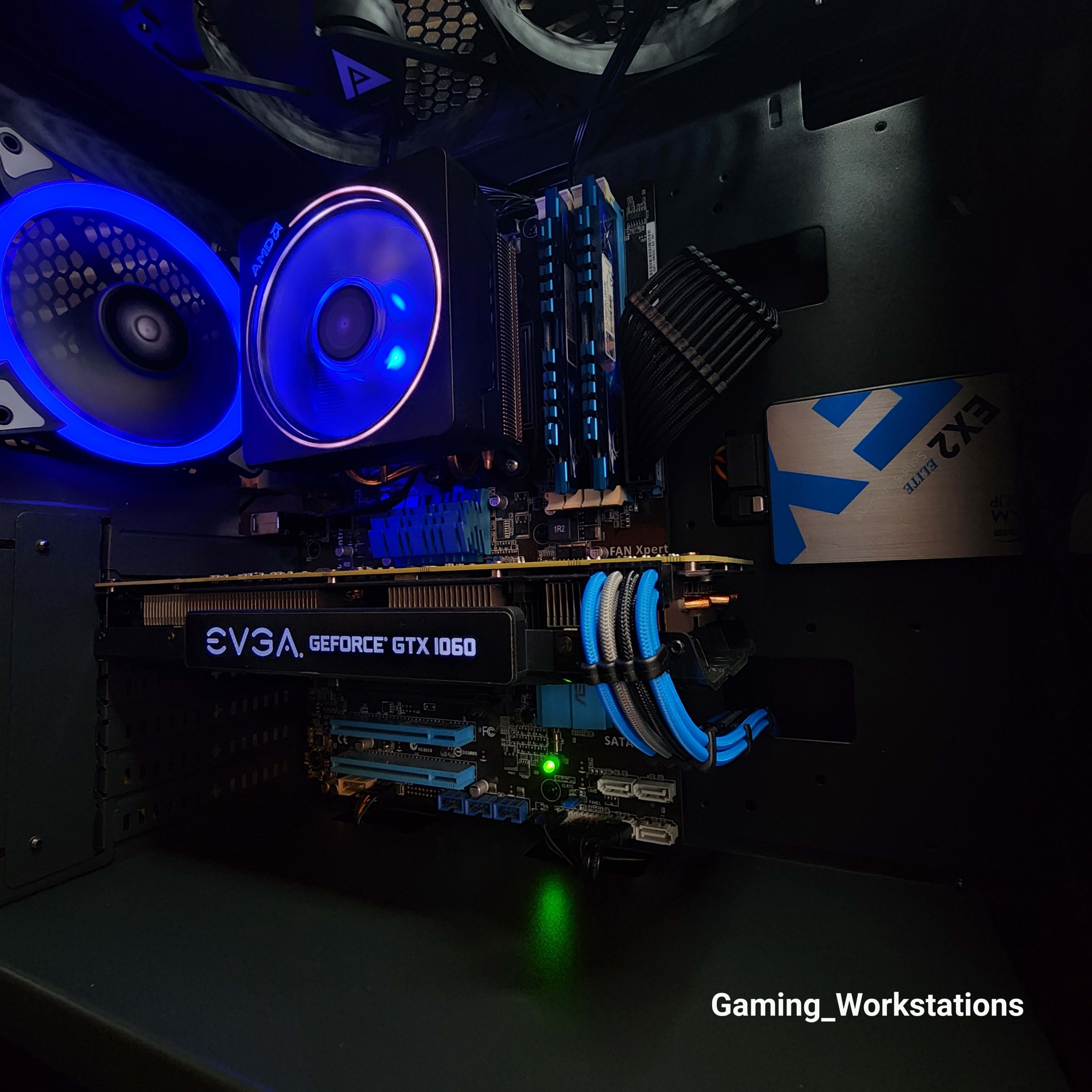 🖤💙🖤 EVGA GTX 1060 // AMD FX 8320 // GSkill 8GB 1600MHz