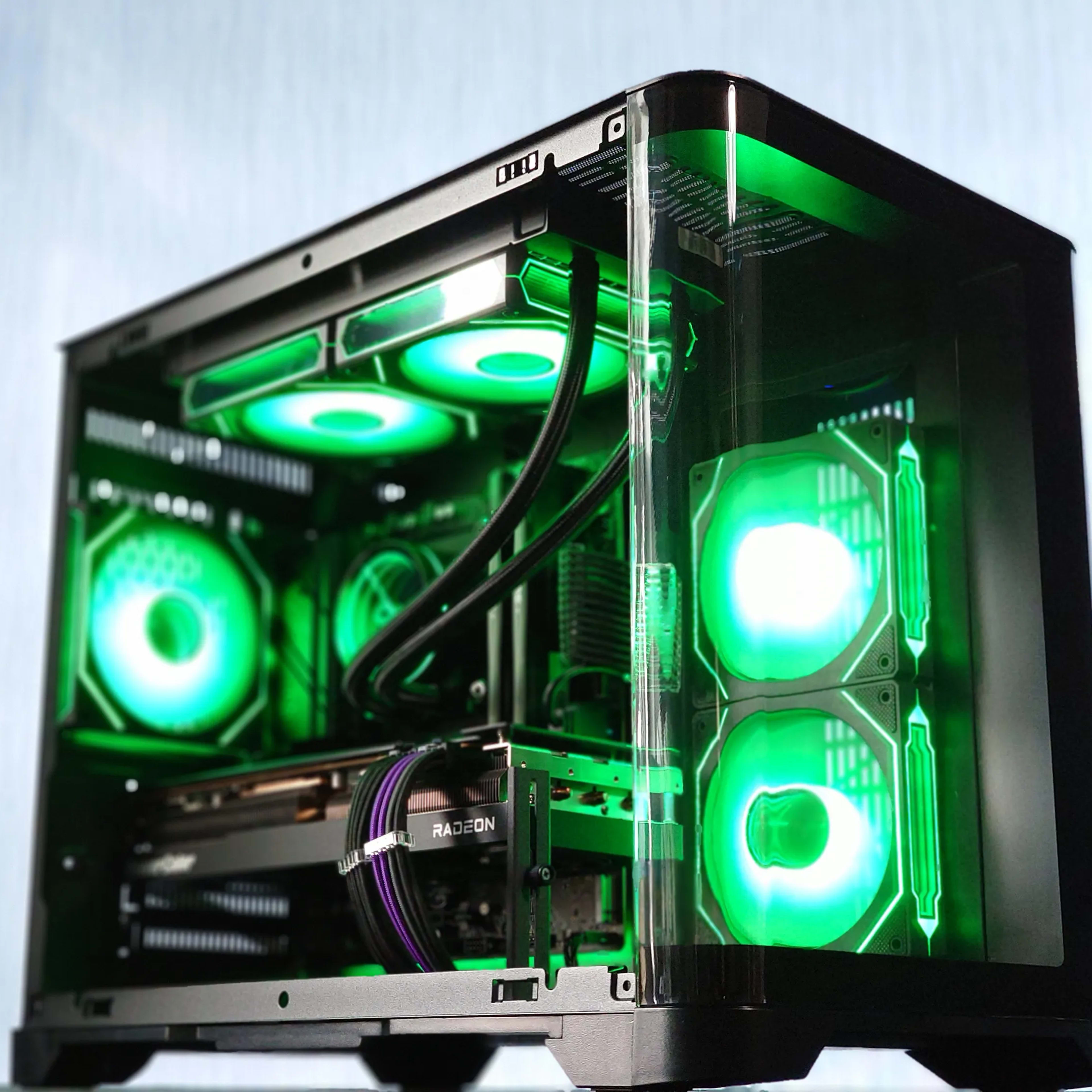 🍇🫐 Liquid Cooled Gaming PC◼️AMD RX 7800 XT 16GB◼️AMD 🍇🫐 Liquid Cooled Gaming PC◼️AMD RX 7800 XT 16GB◼️AMD