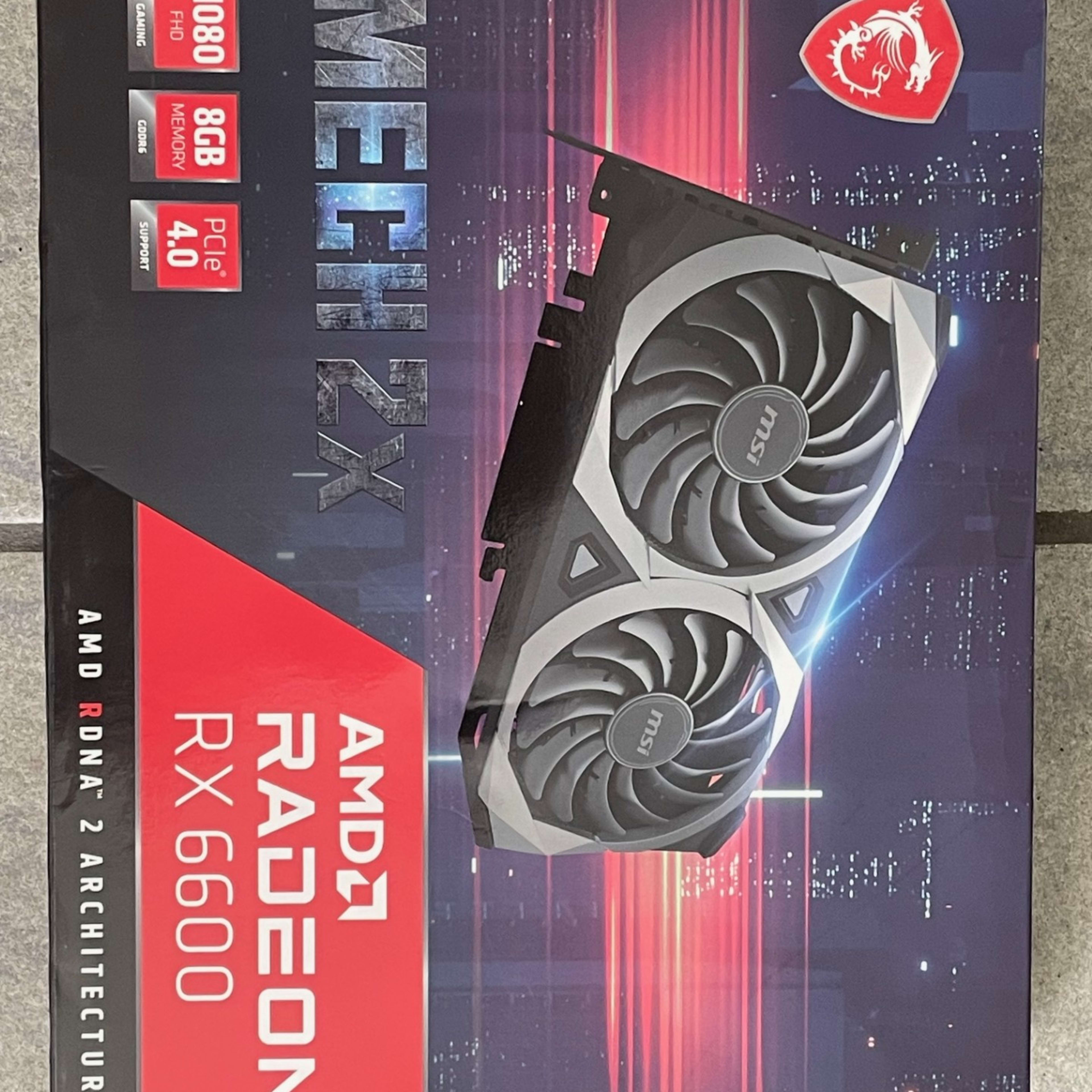 MSI AMD Radeon RX 6600 MECH 2X 8GB GDDR6 Graphics Card, Used MSI AMD Radeon RX 6600 MECH 2X 8GB GDDR6 Graphics Card, Used