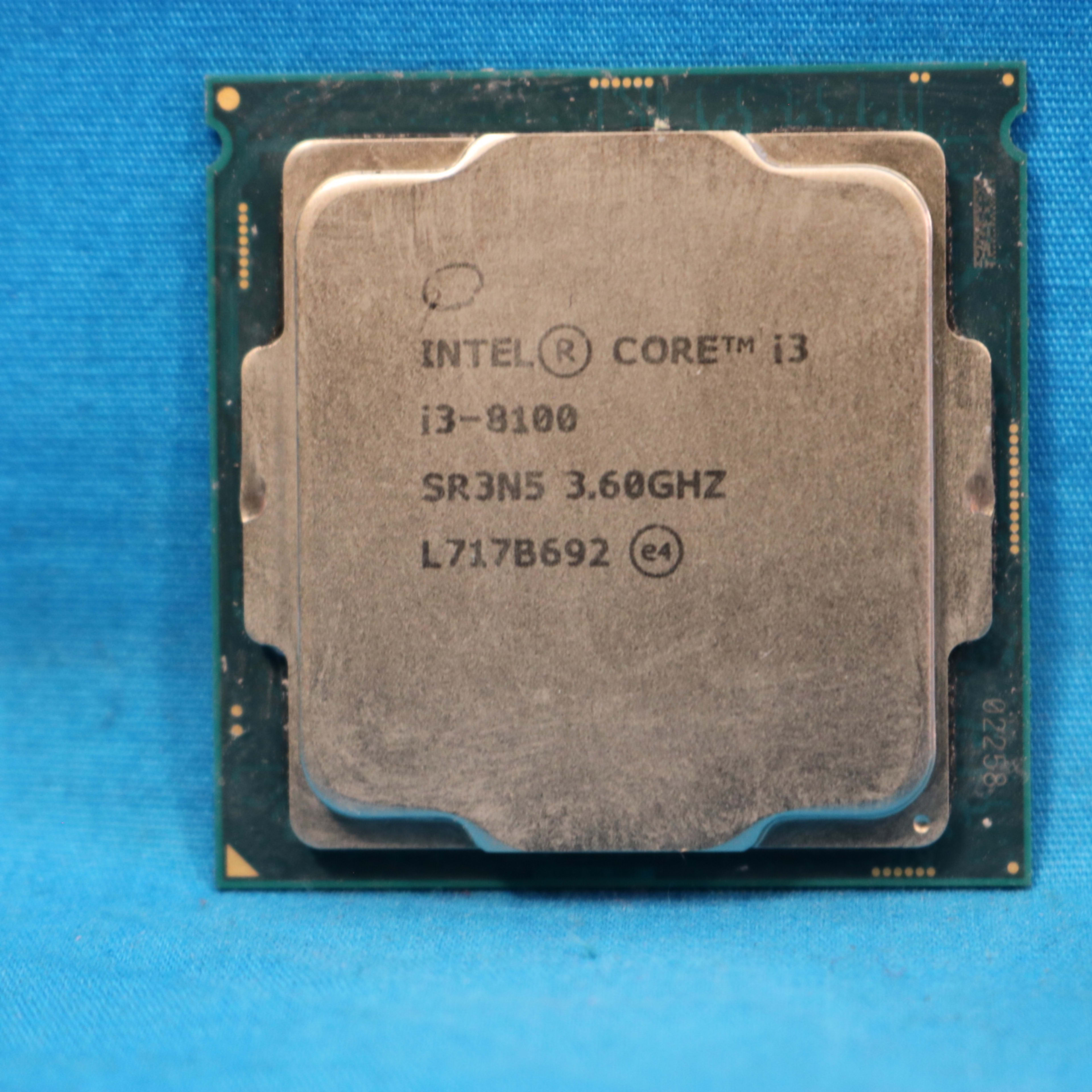i3 8100 3.6Ghz 1151 Socket Quad Core CPU Processor Intel Core i3