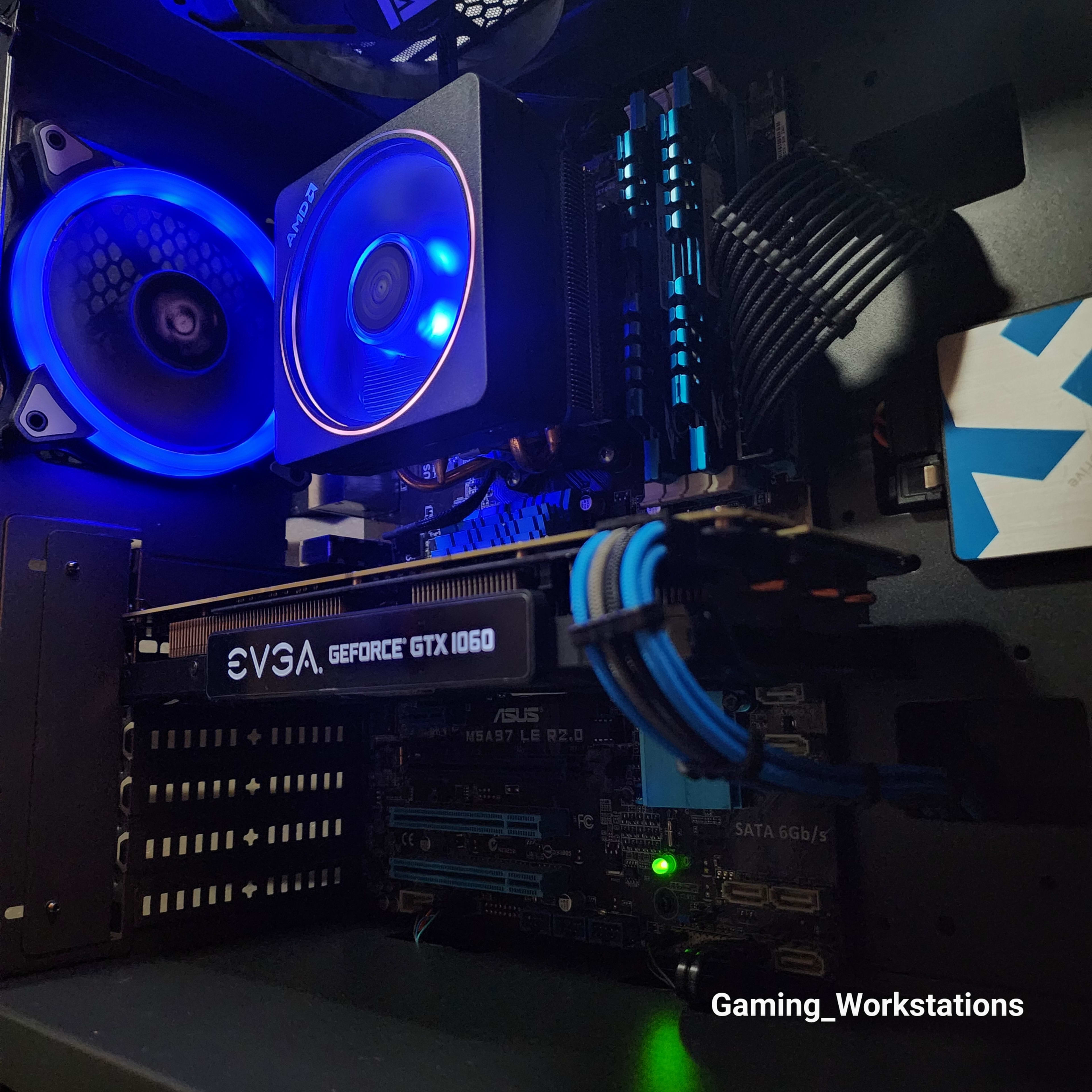 🖤💙🖤 EVGA GTX 1060 // AMD FX 8320 // GSkill 8GB 1600MHz