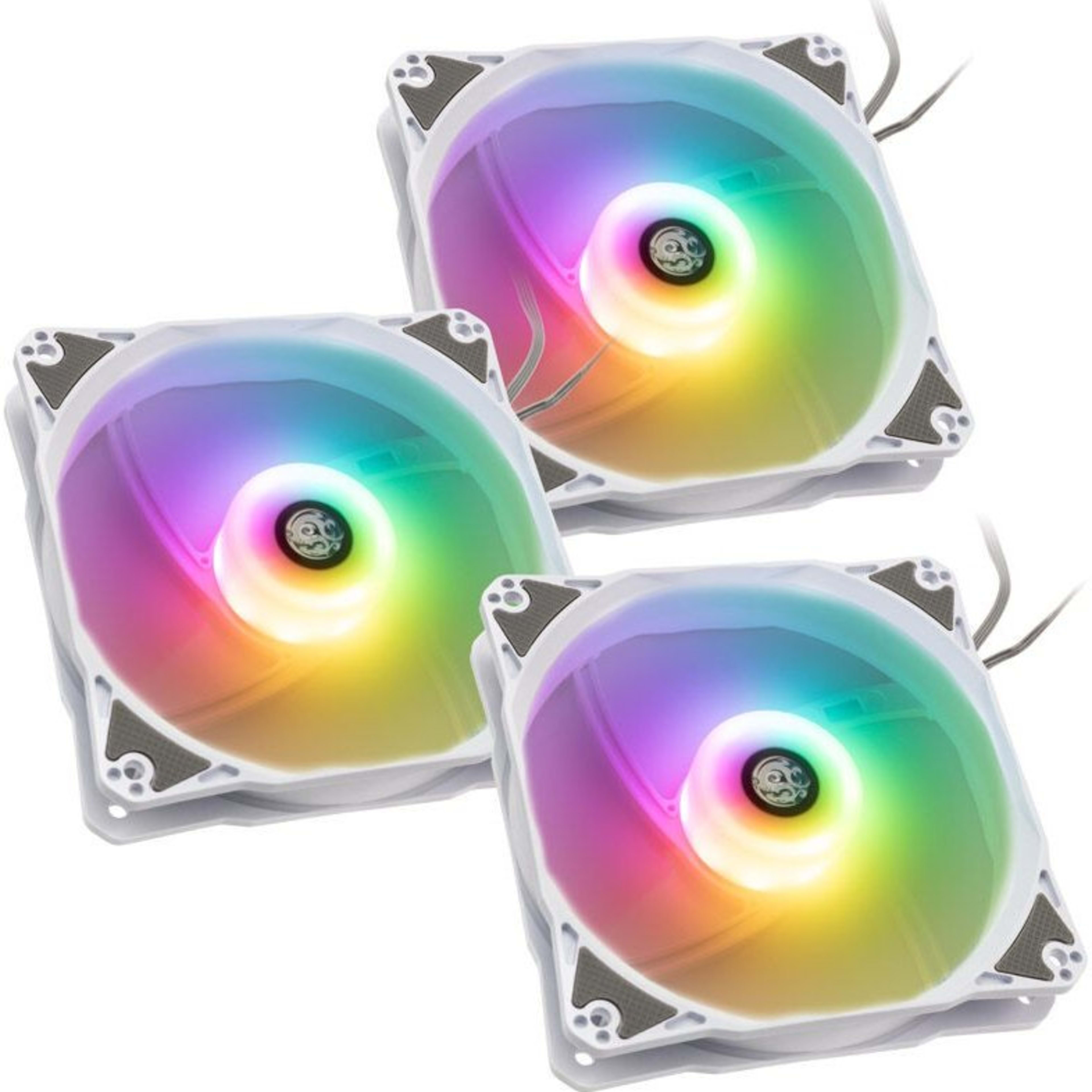 Bits Power Notos 120mm RGB Fans - White