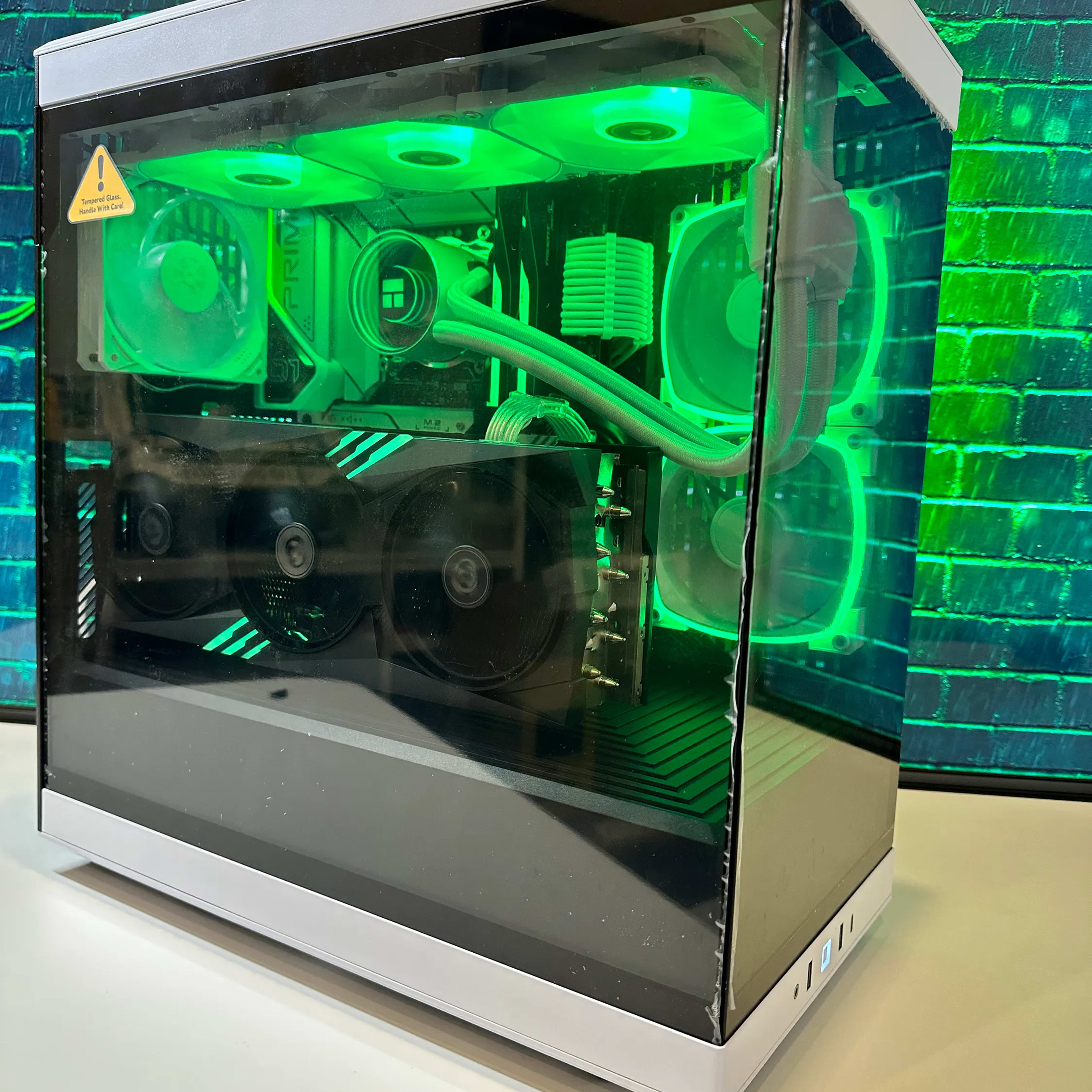 💚💚Green Team Gaming PC💚💚-Nvidia RTX 4090 24GB-Intel i9 12900K 16Core-64GB DDR5 RAM-2TB NVME