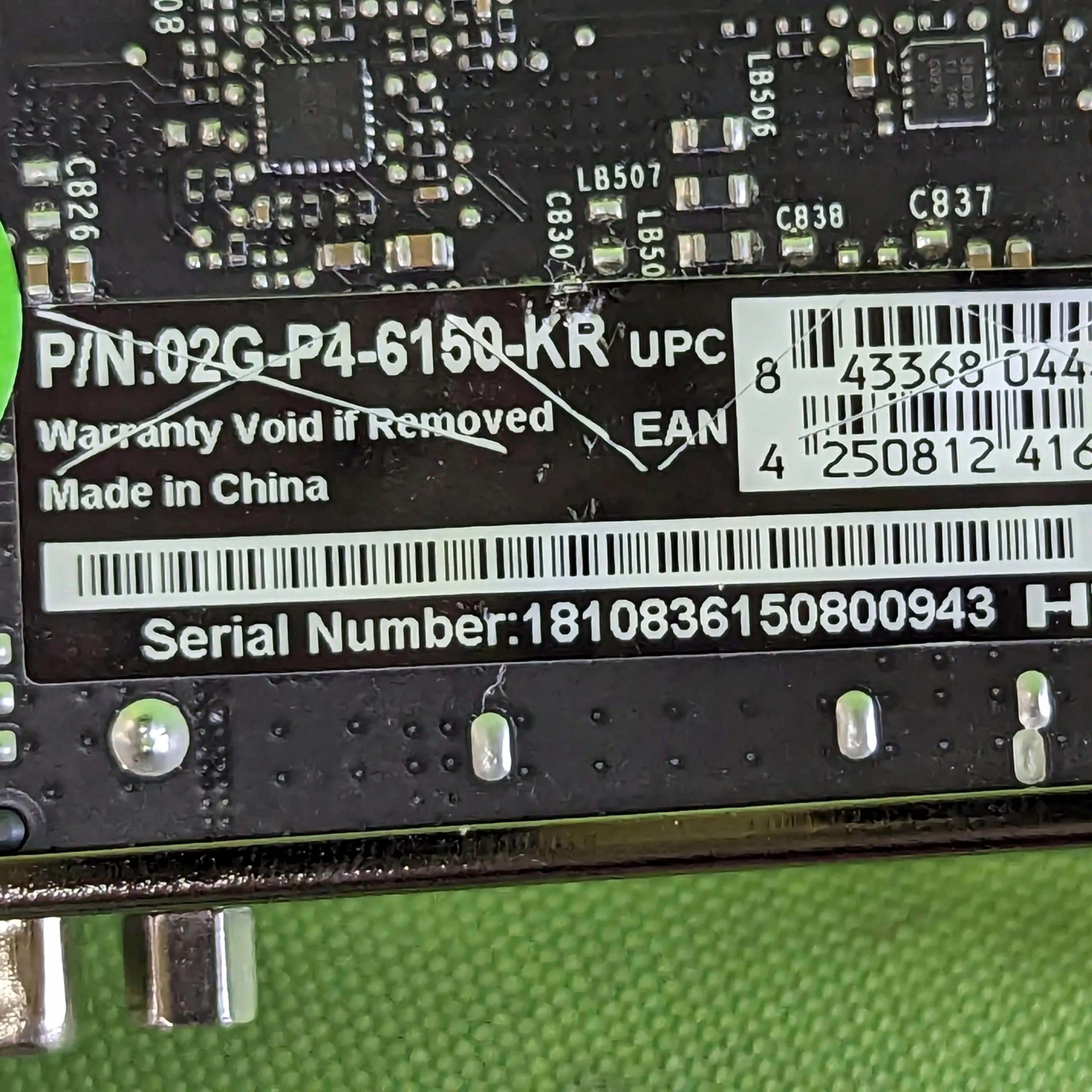 EVGA Geforce GTX 1050 (02G-P4-6150-KR) 2GB Graphics Card