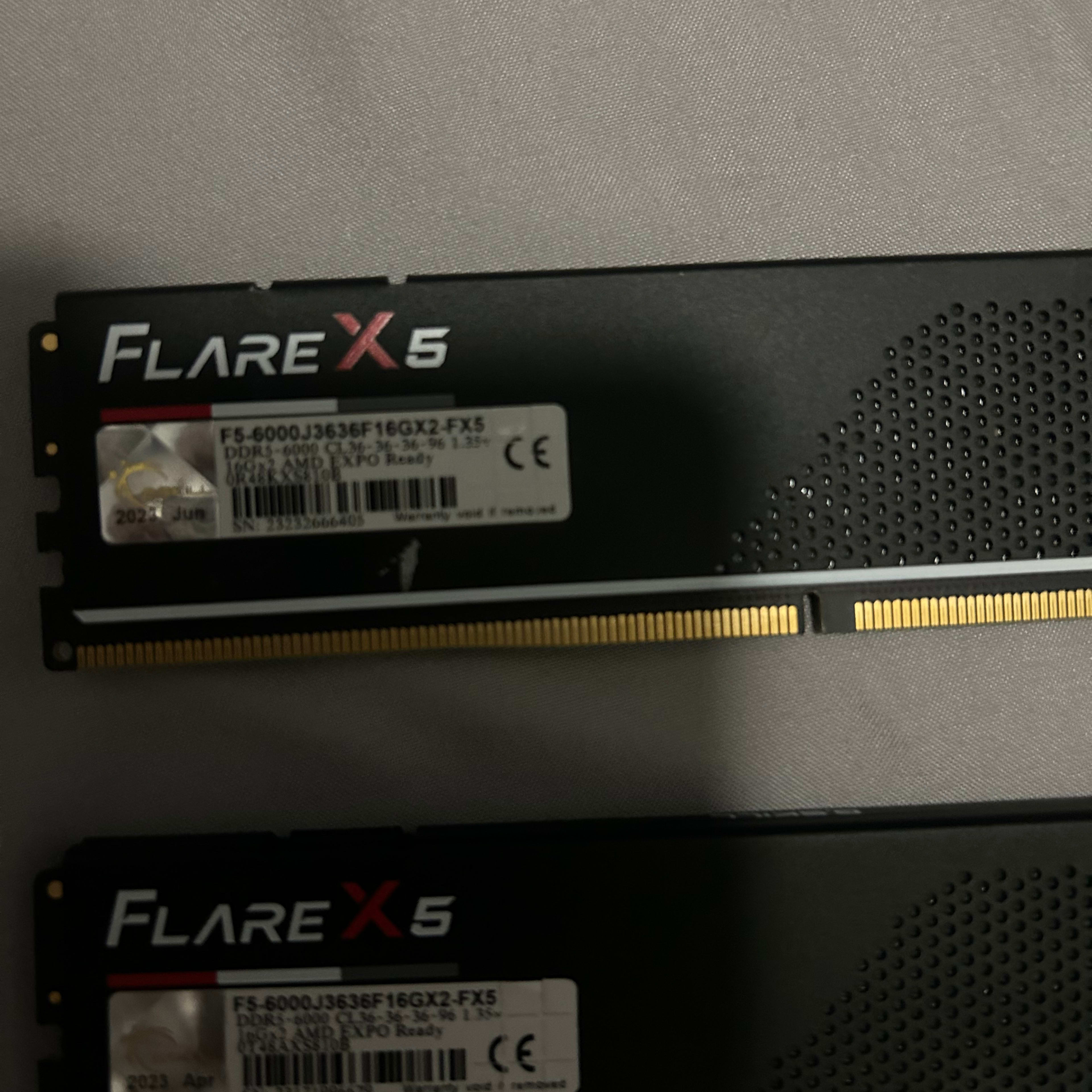 G.skill Flare x5 DDR5 2x16 6000 mhz