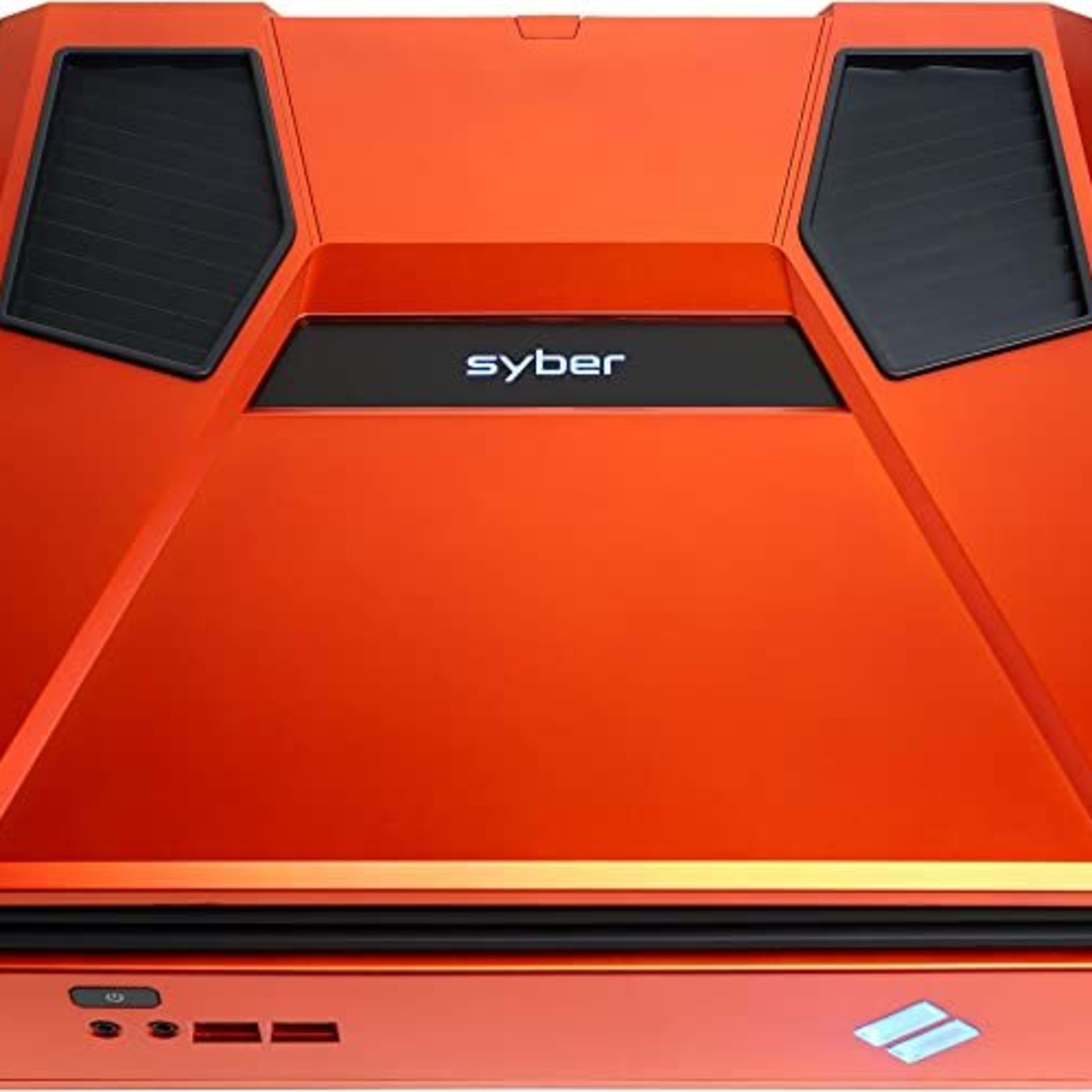 CYBERPOWERPC Syber SCC0100 Orange Mini ITX Gaming Case