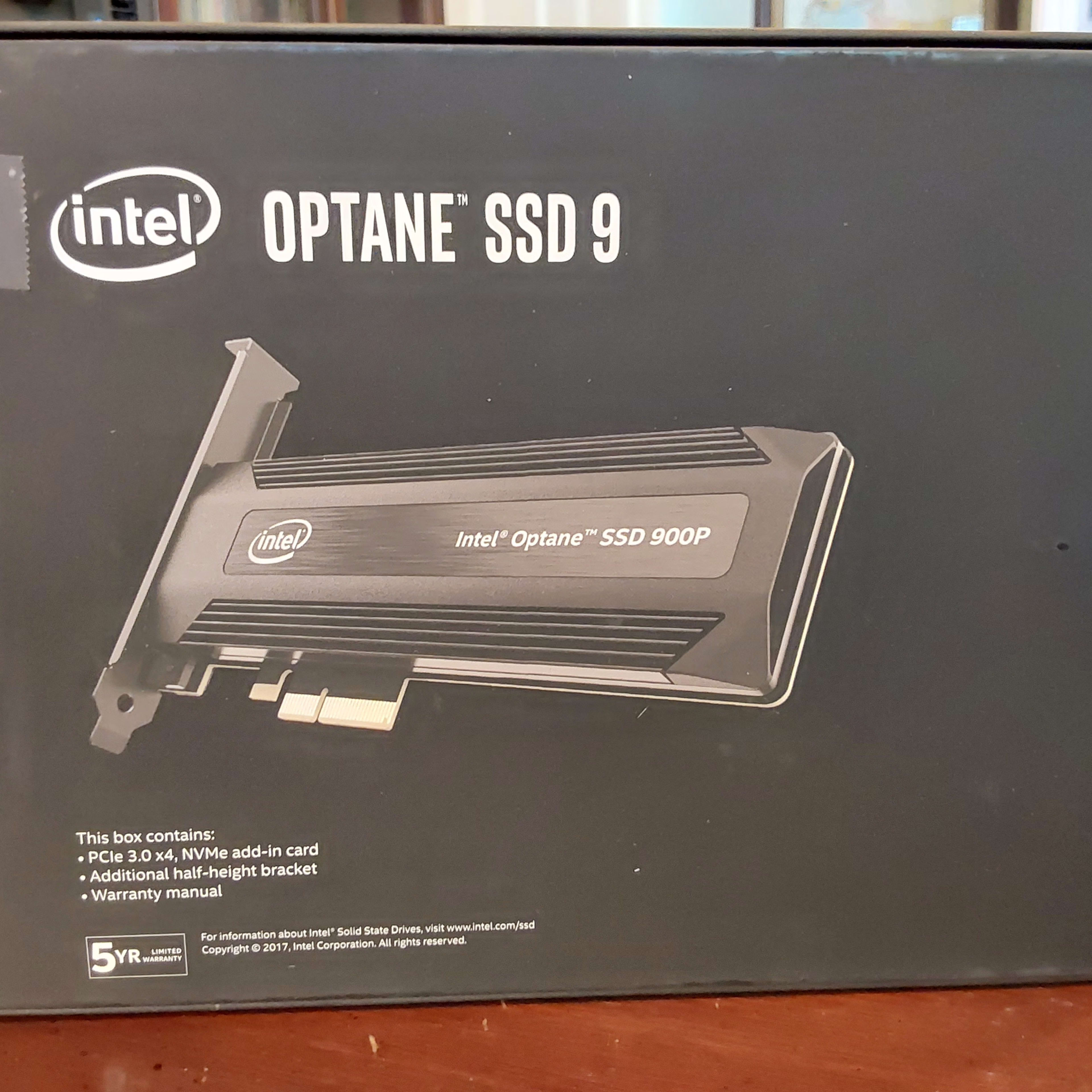 NEW Intel Optane SSD 900P (480GB, AIC PCIe 3.0 x4, 20nm, 3D NEW Intel Optane SSD 900P (480GB, AIC PCIe 3.0 x4, 20nm, 3D