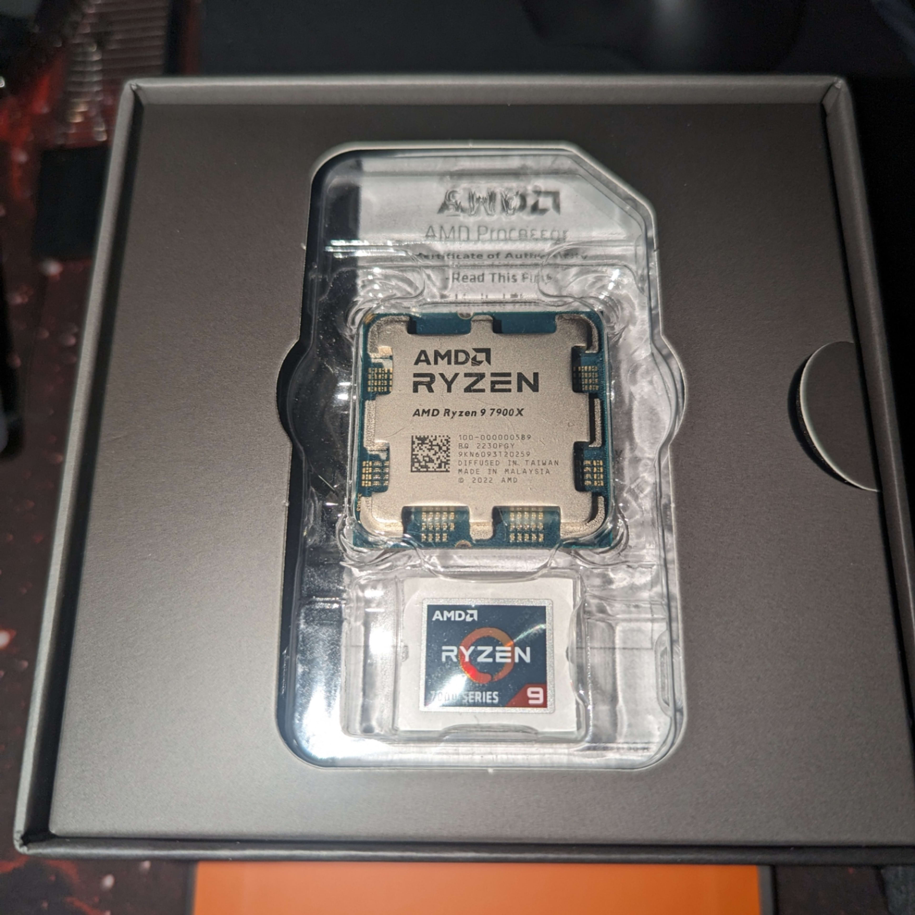 AMD Ryzen 9 7900X - Lightly used like new!