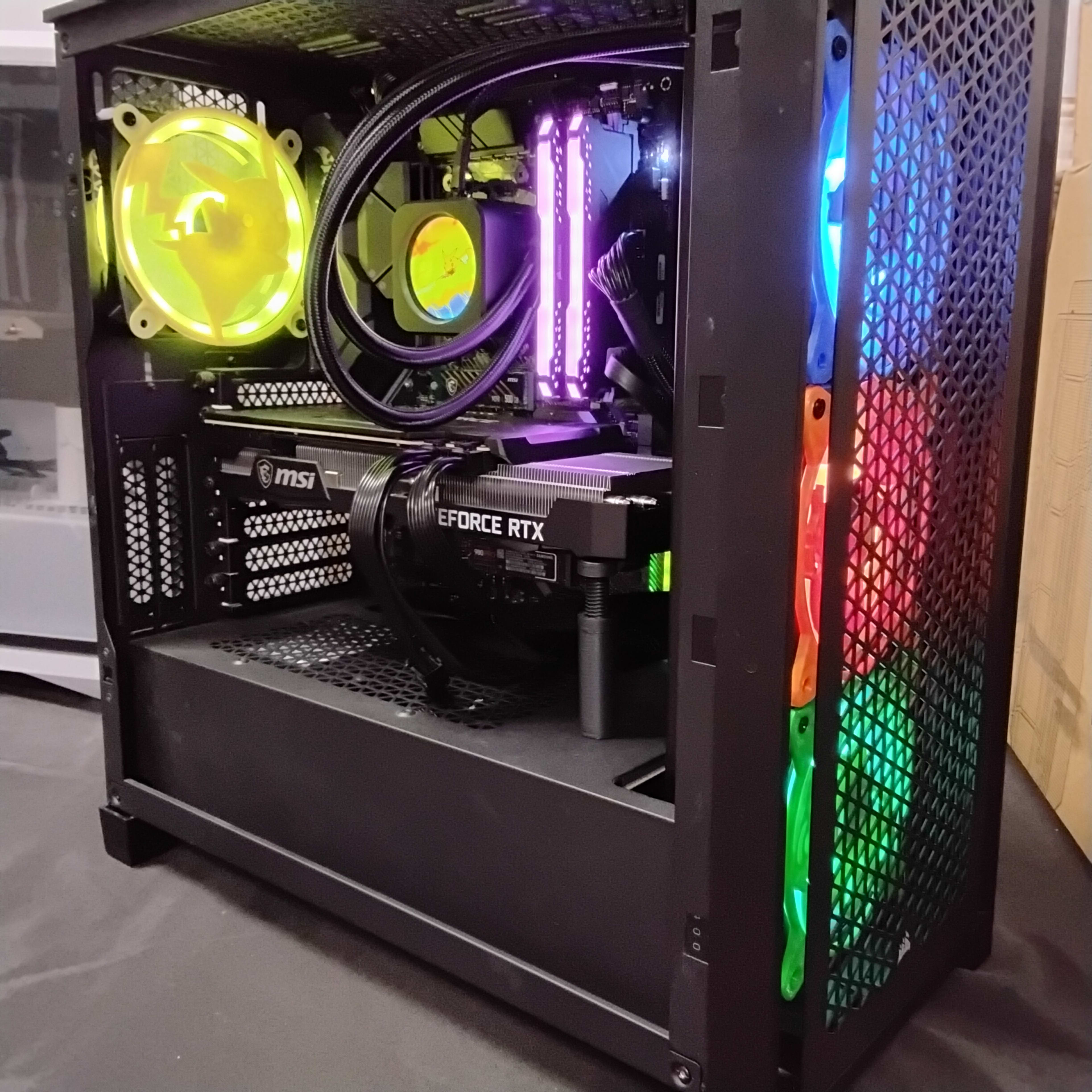 Pokemon themed Gaming PC | Ryzen 7 5700 | MSI 3070 VENTUS 3X OC | 32GB's of RAM | 500GB + 1TB NVME |