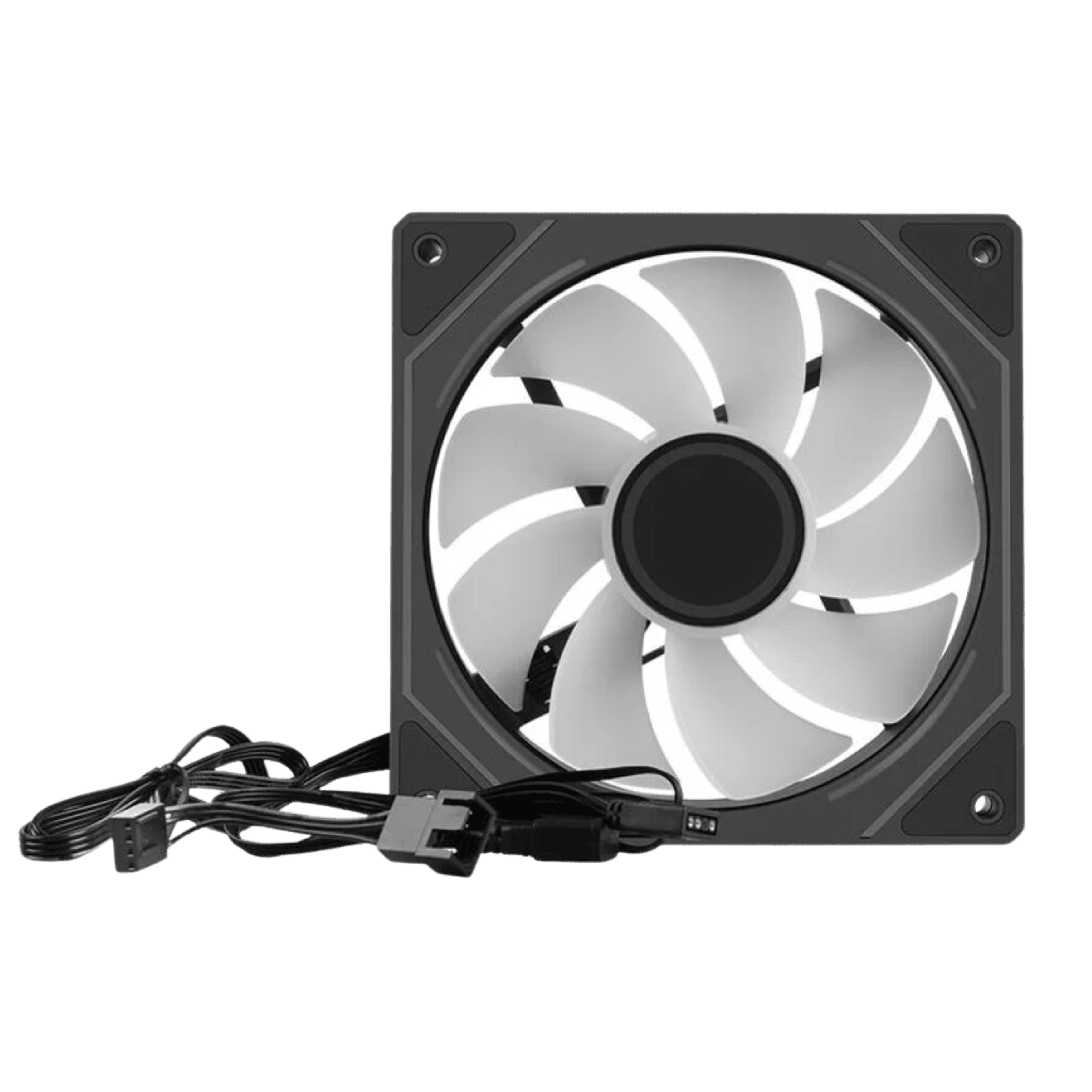 SEGOTEP 🪞HB12🪞 | BLACK CASE FAN | 120MM | PWM | ARGB | INFINITE MIRROR REFLECTION