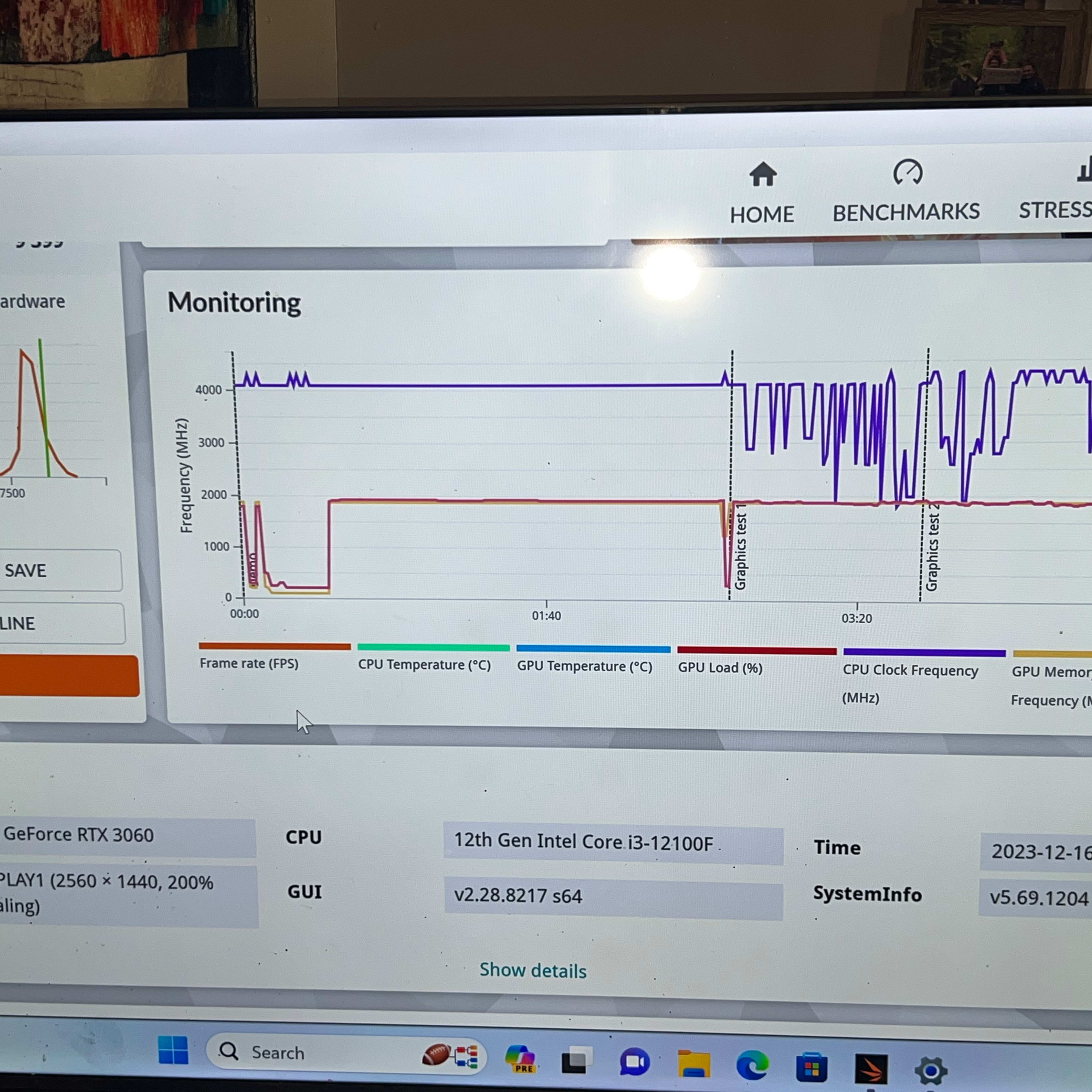 north pole i3 12100 RTX 3060 12g 16 gig ram