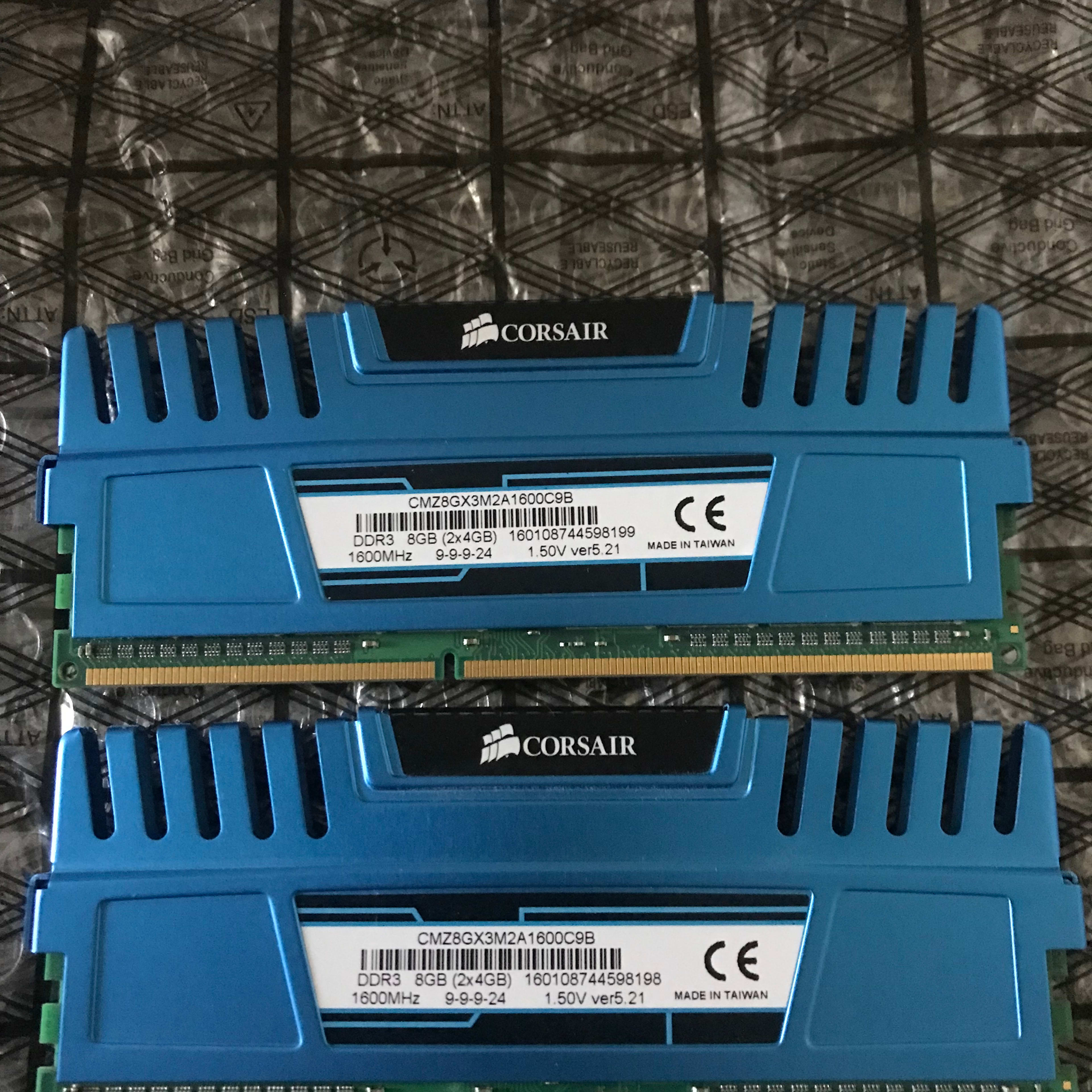 Corsar vengeance x2 4gb (8gb kit)