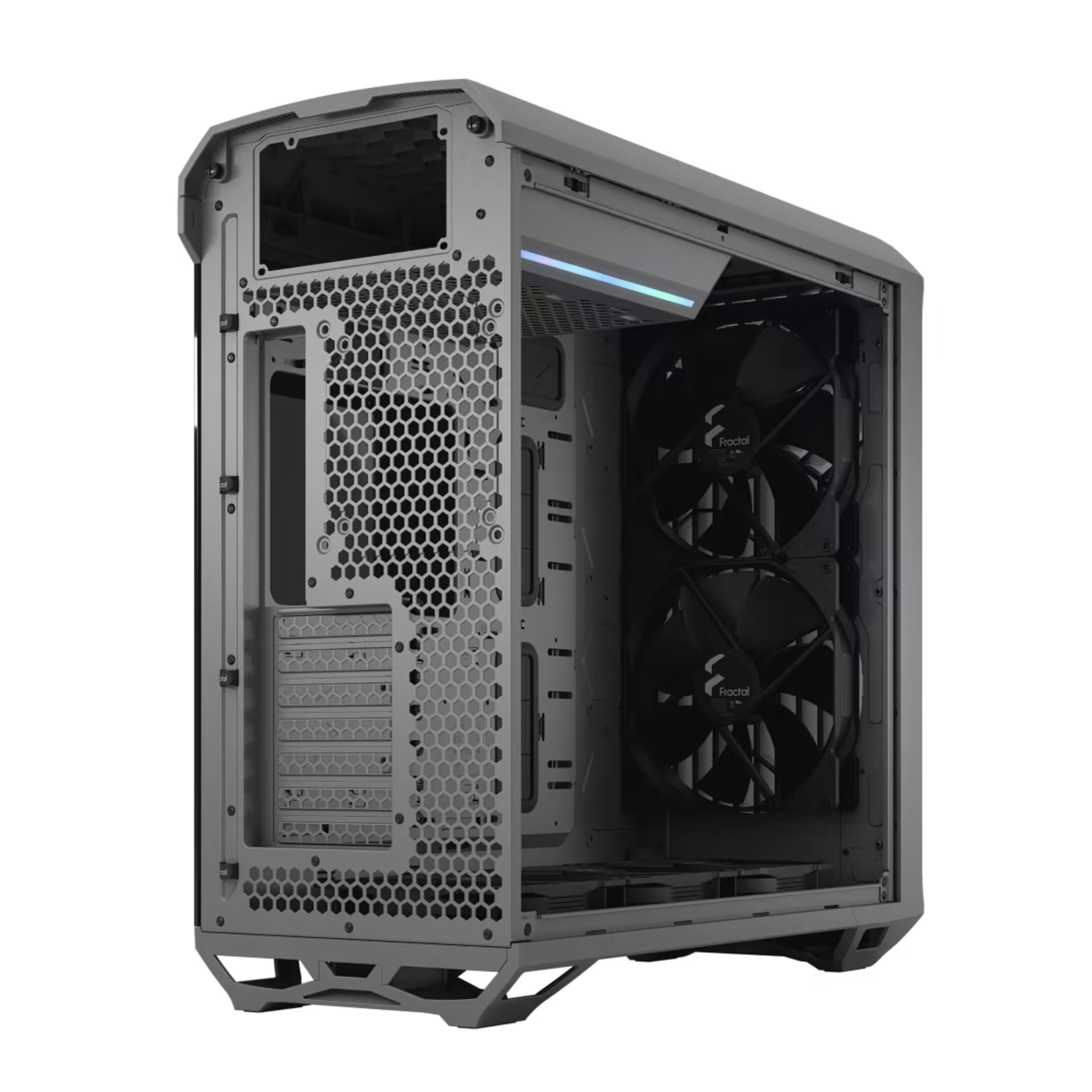 Fractal Design Torrent Black E-ATX Dark Tempered Glass Window High-Airflow  Mid Tower Computer Case 