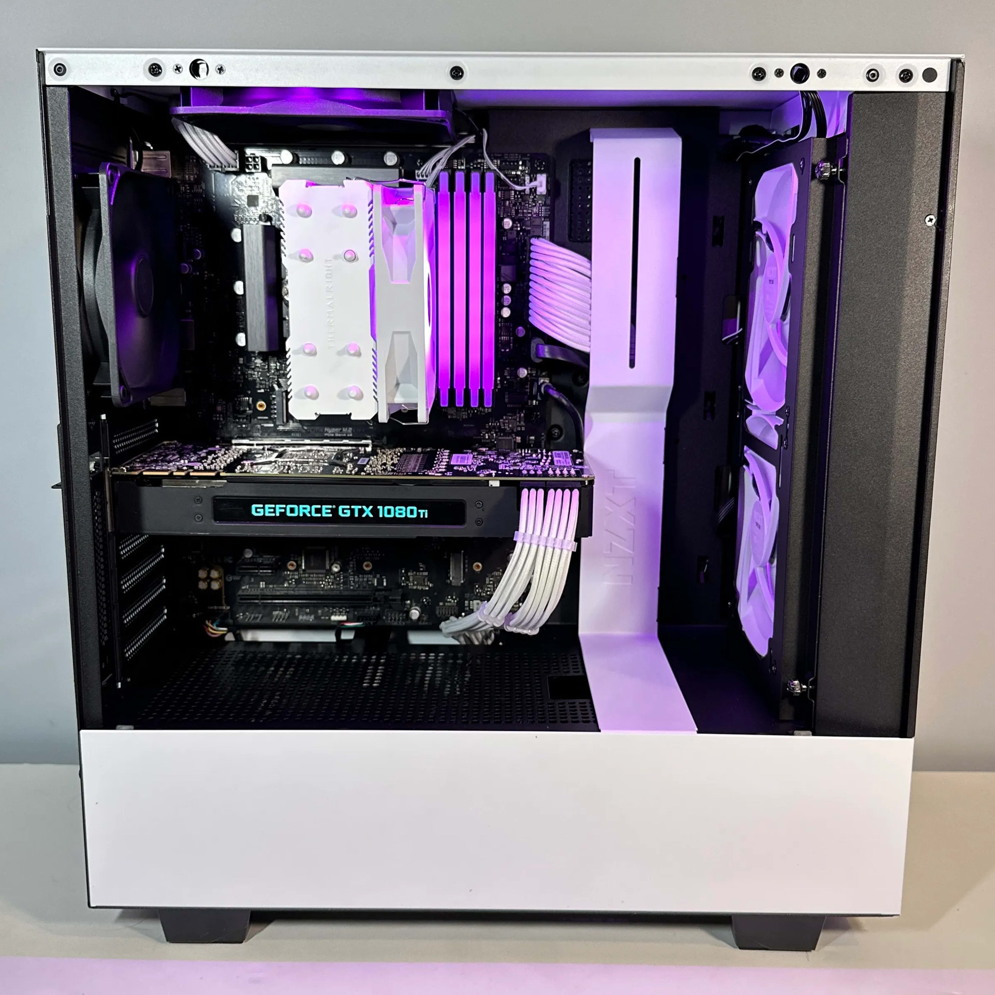 Intel i5 10400F/Nvidia GTX 1080ti Custom White RGB Gaming PC Intel i5 10400F/Nvidia GTX 1080ti Custom White RGB Gaming PC