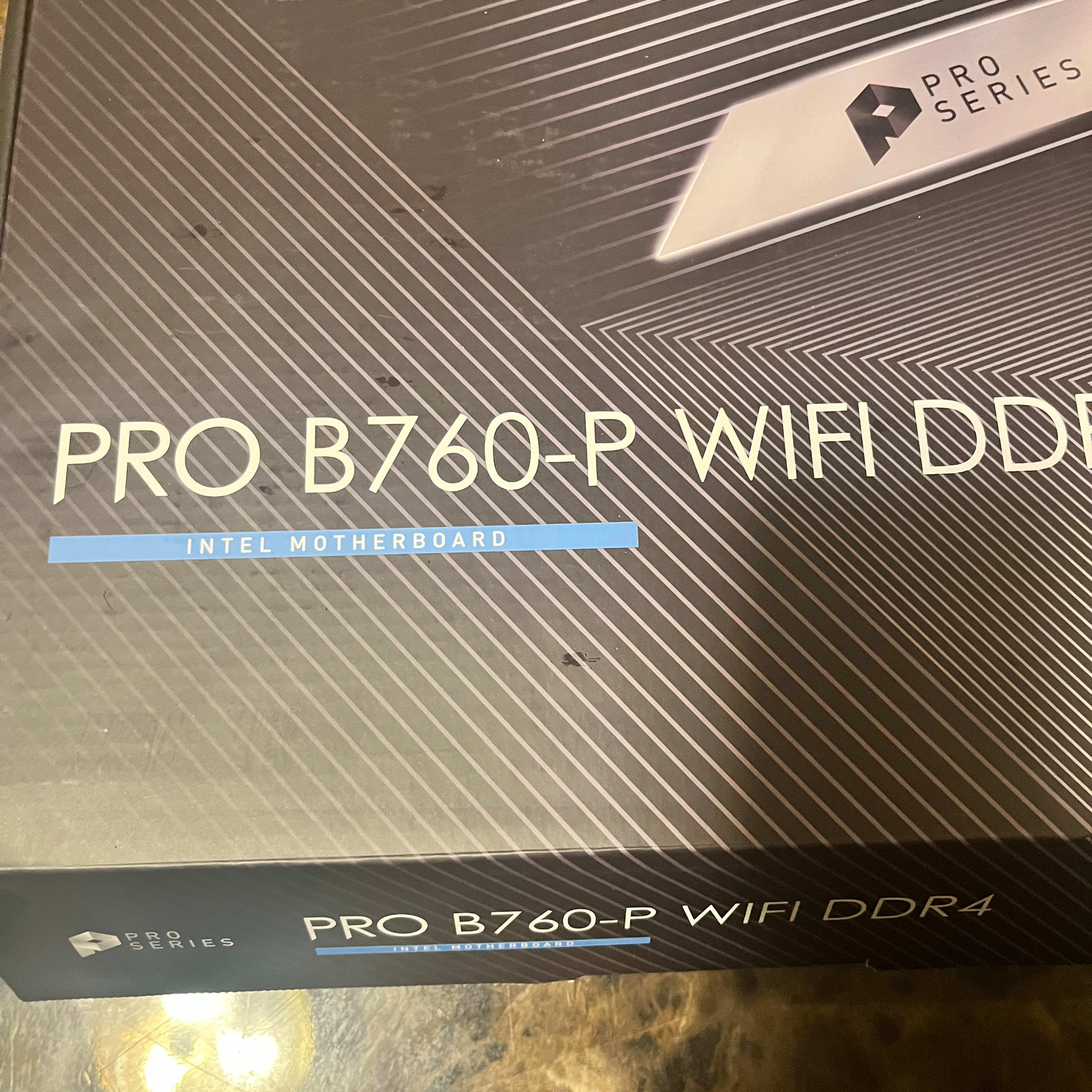 *NEW* PRO B760-P WIFI DDR4 ATX + MSI M372 512 GB NVMe M.2