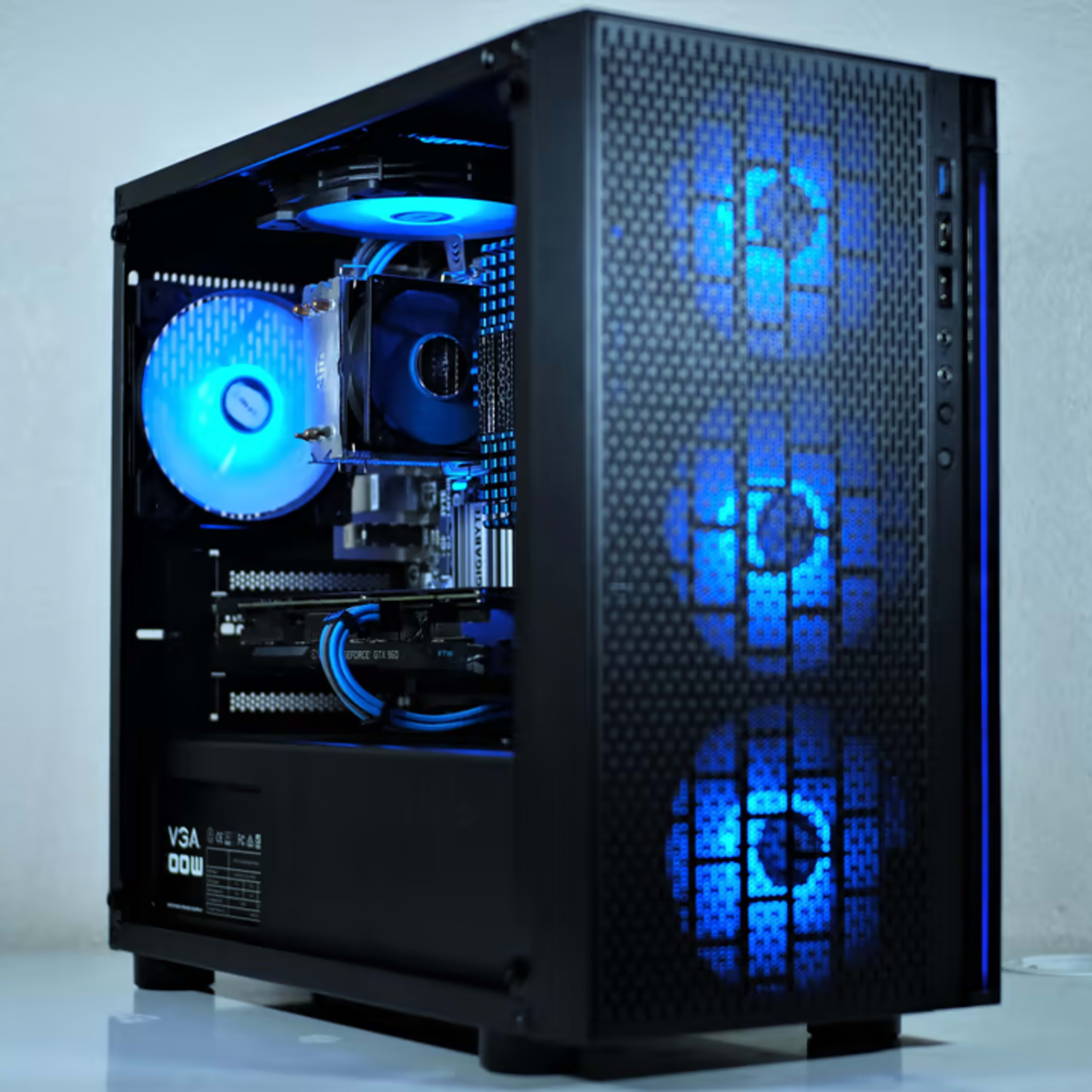 "CRYIN' CYAN" DESKTOP GAMING PC | AMD FX-8320 | EVGA GeForce GTX 960 | Corsair Vengeance 16GB