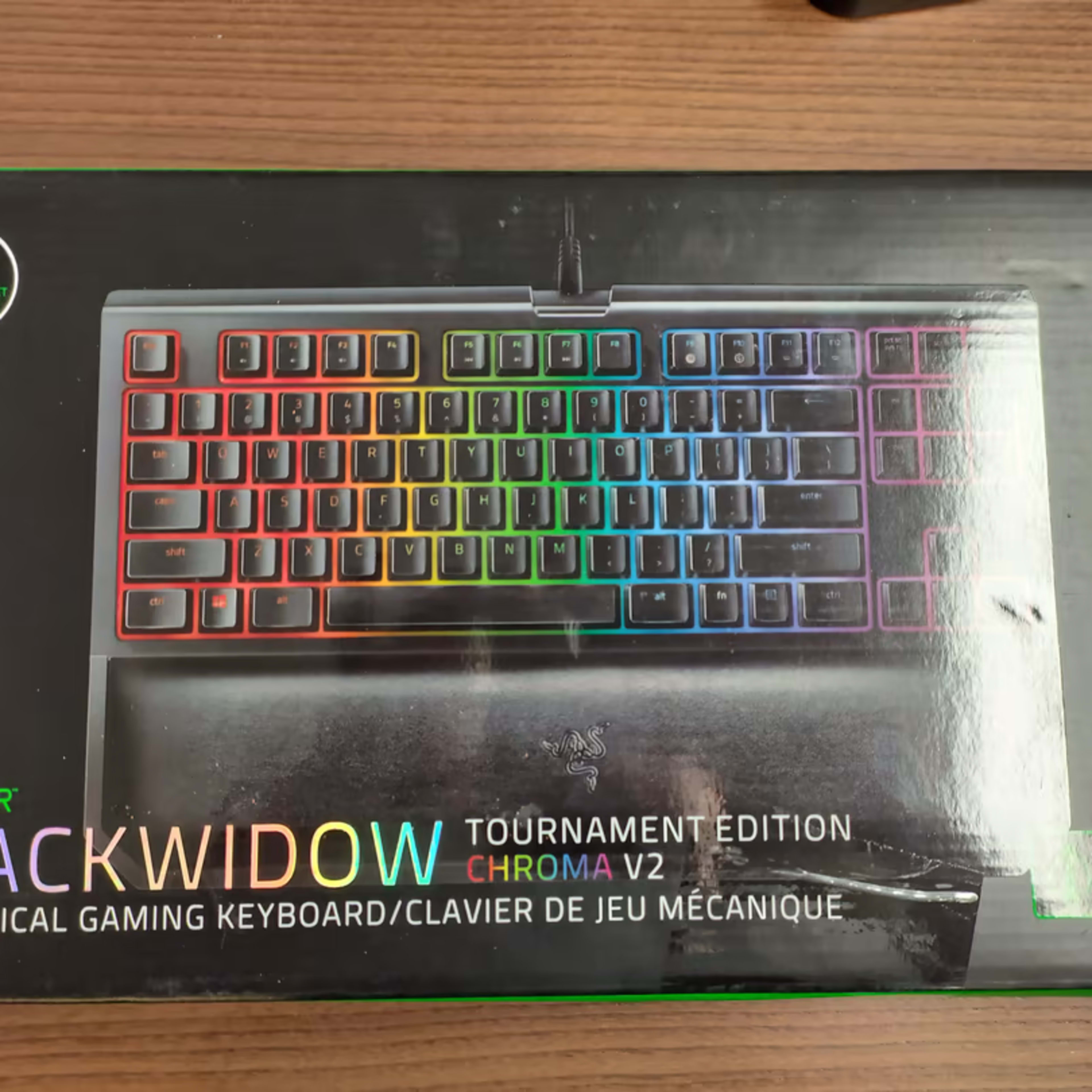 Razer Blackwidow Tournament Edition Chrome V2 Razer Green Switches