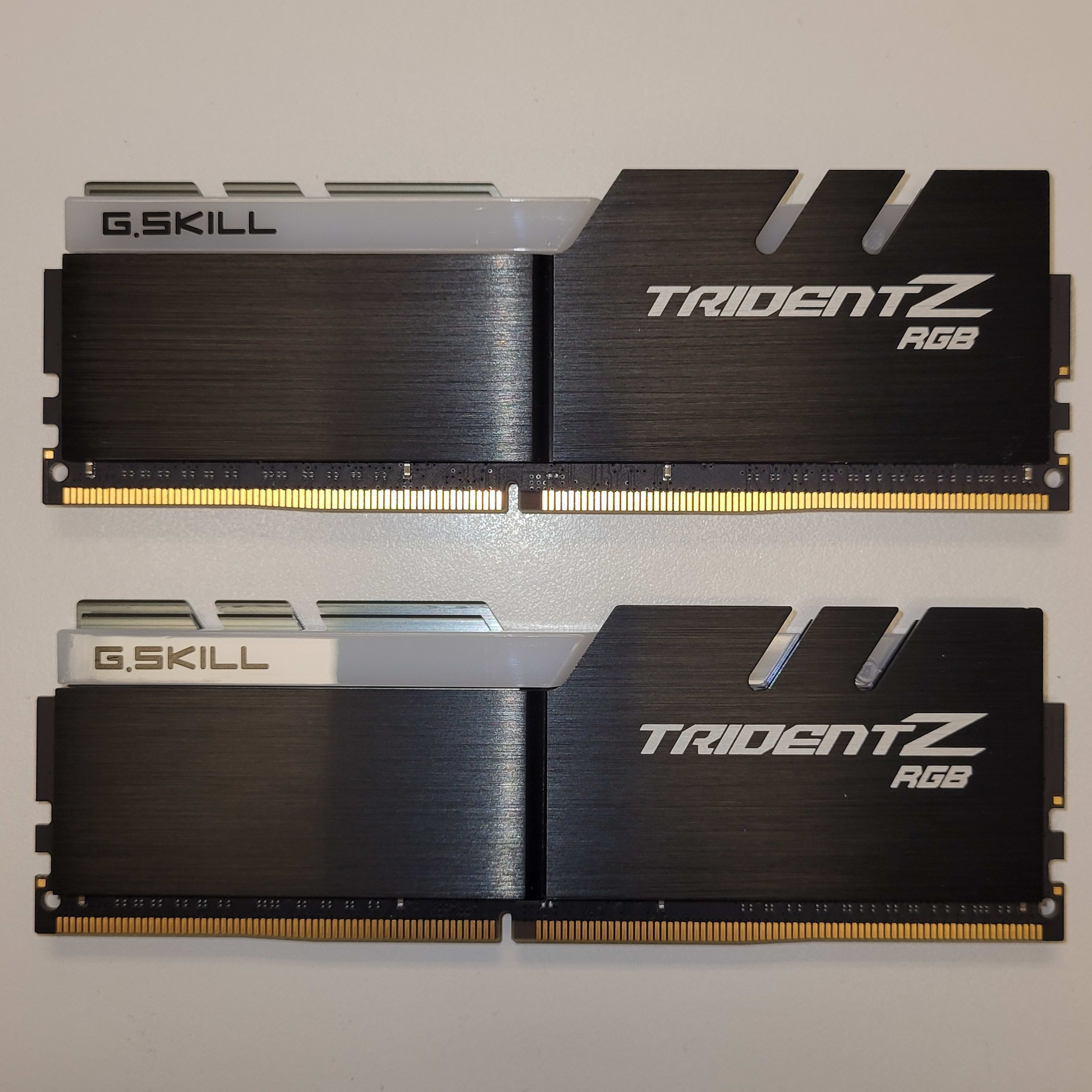 G.SKILL Trident Z RGB 32GB, DDR4 3600, CL16, (2 x 16GB kit)