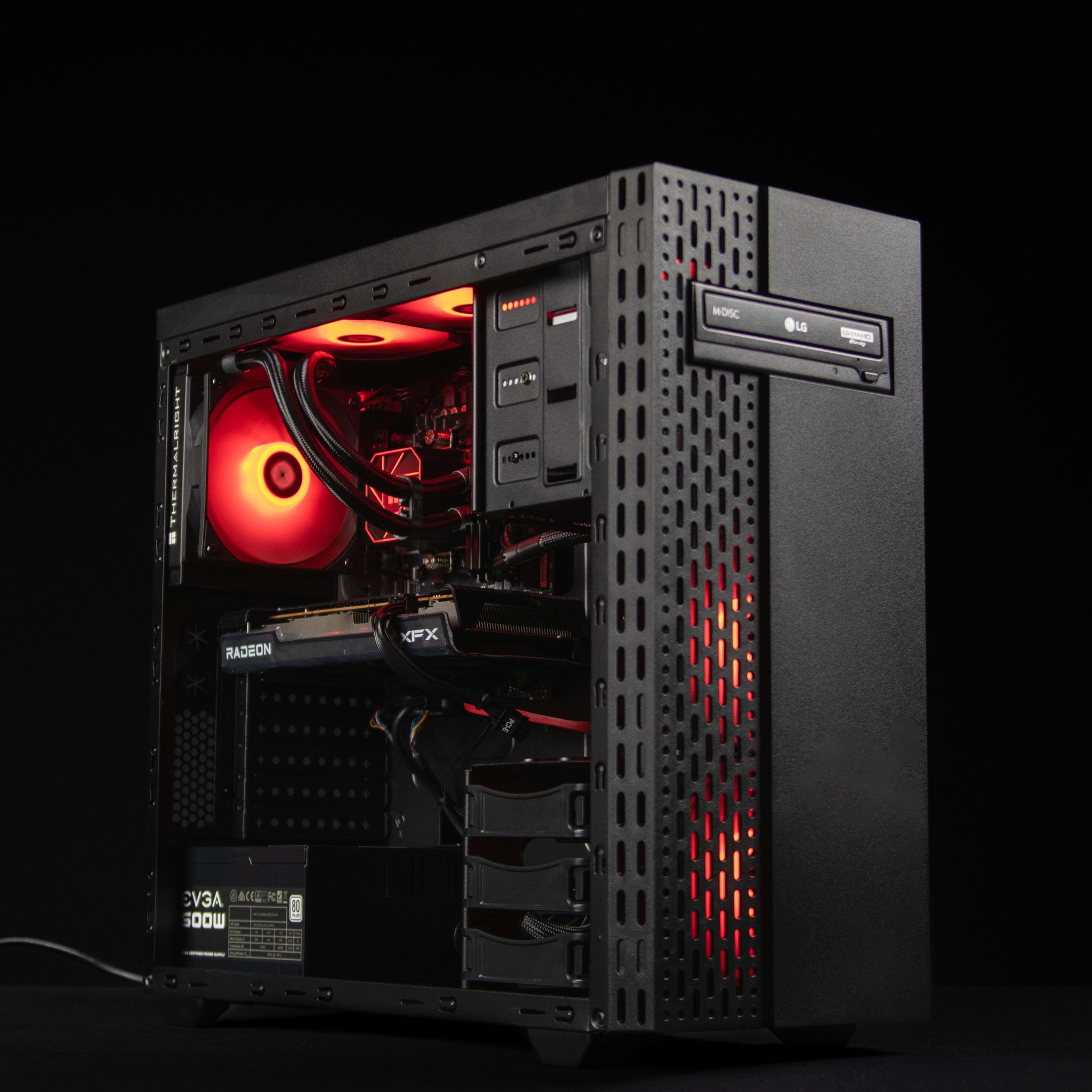 “GammaRed” RX XFX 6650XT 16GB Ryzen 5 Windows 11 1.3 TB Gaming PC Powerhouse