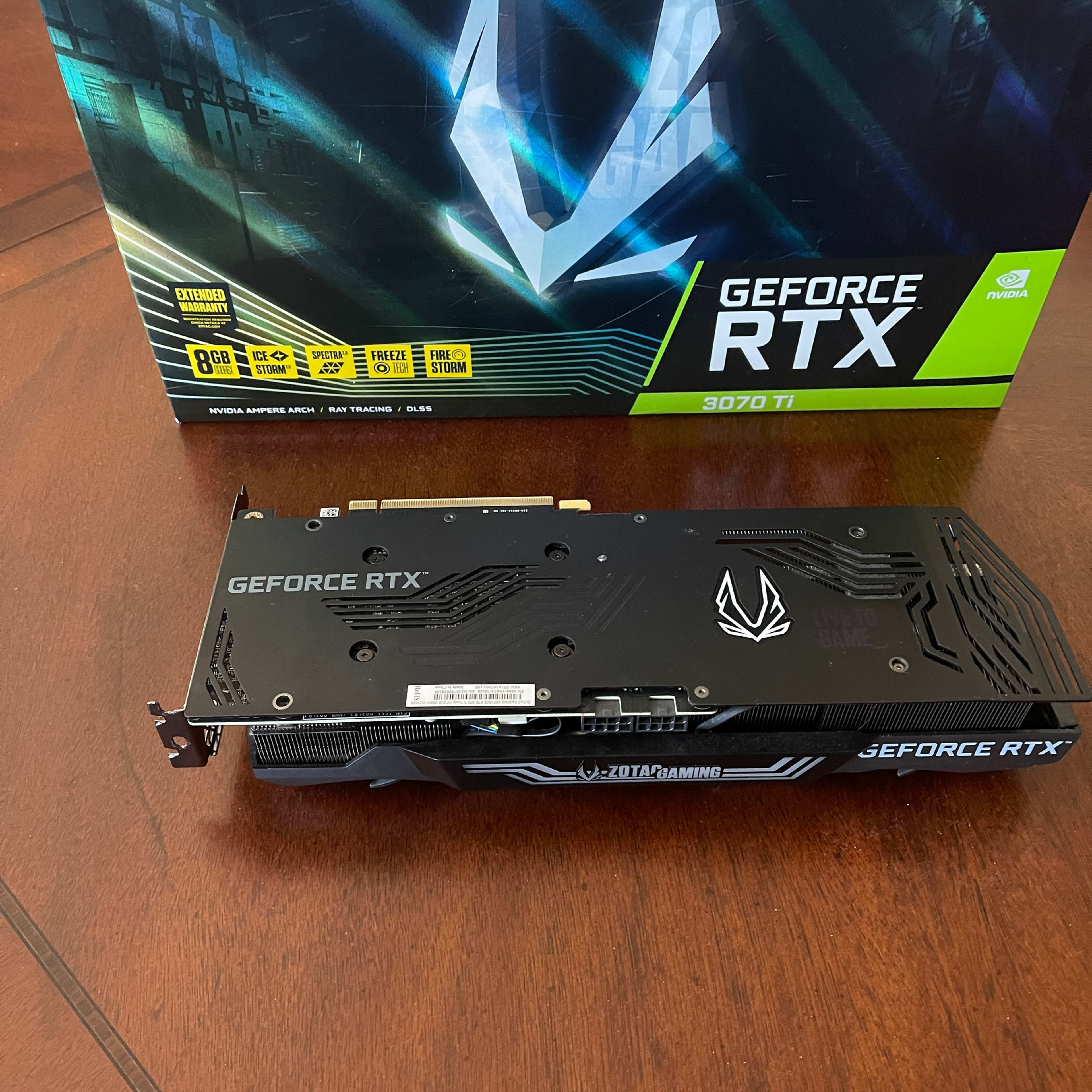 ZOTAC RTX 3070ti trinity oc 美品