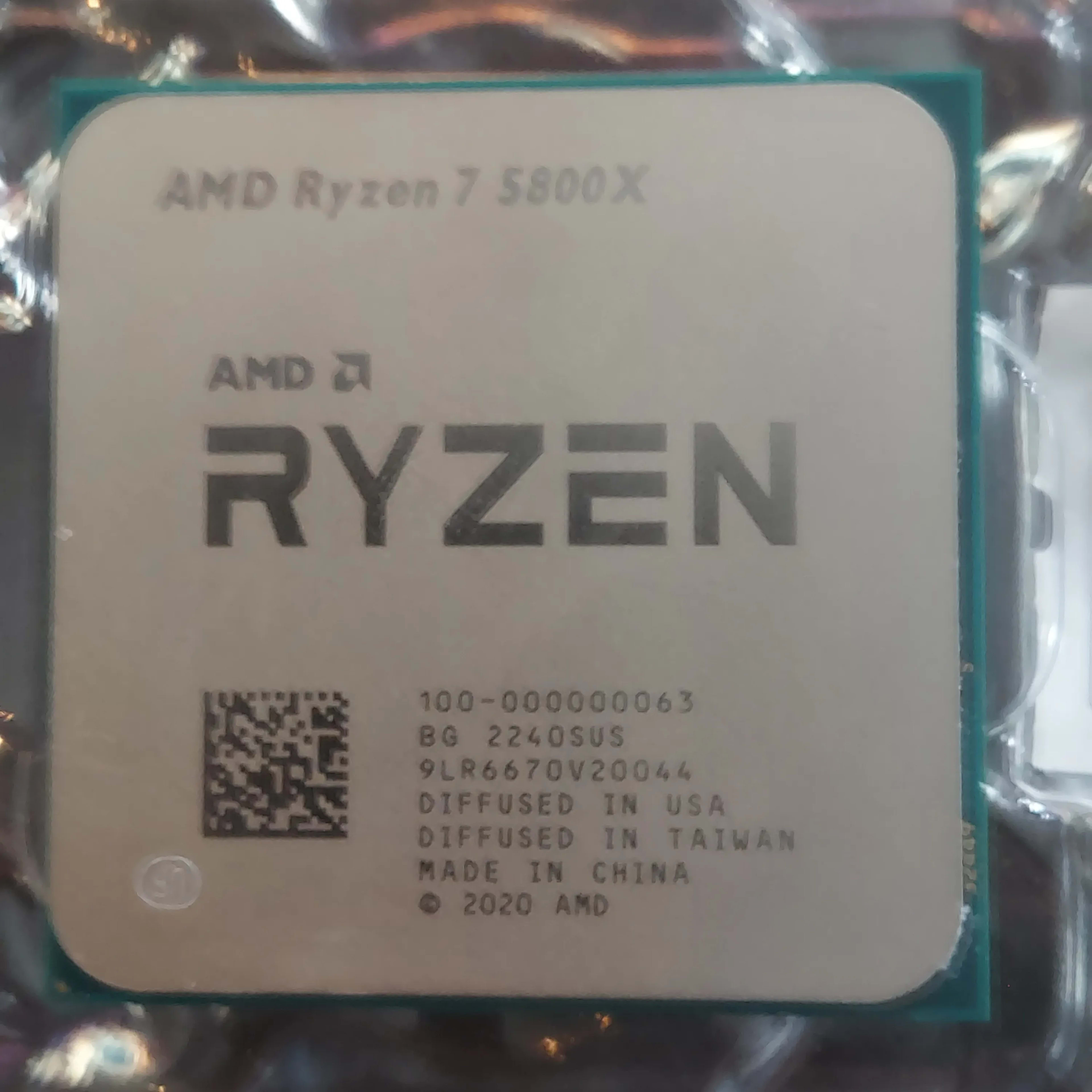 Unused *open box* ryzen 7 5800x 8 core 16 thread cpu