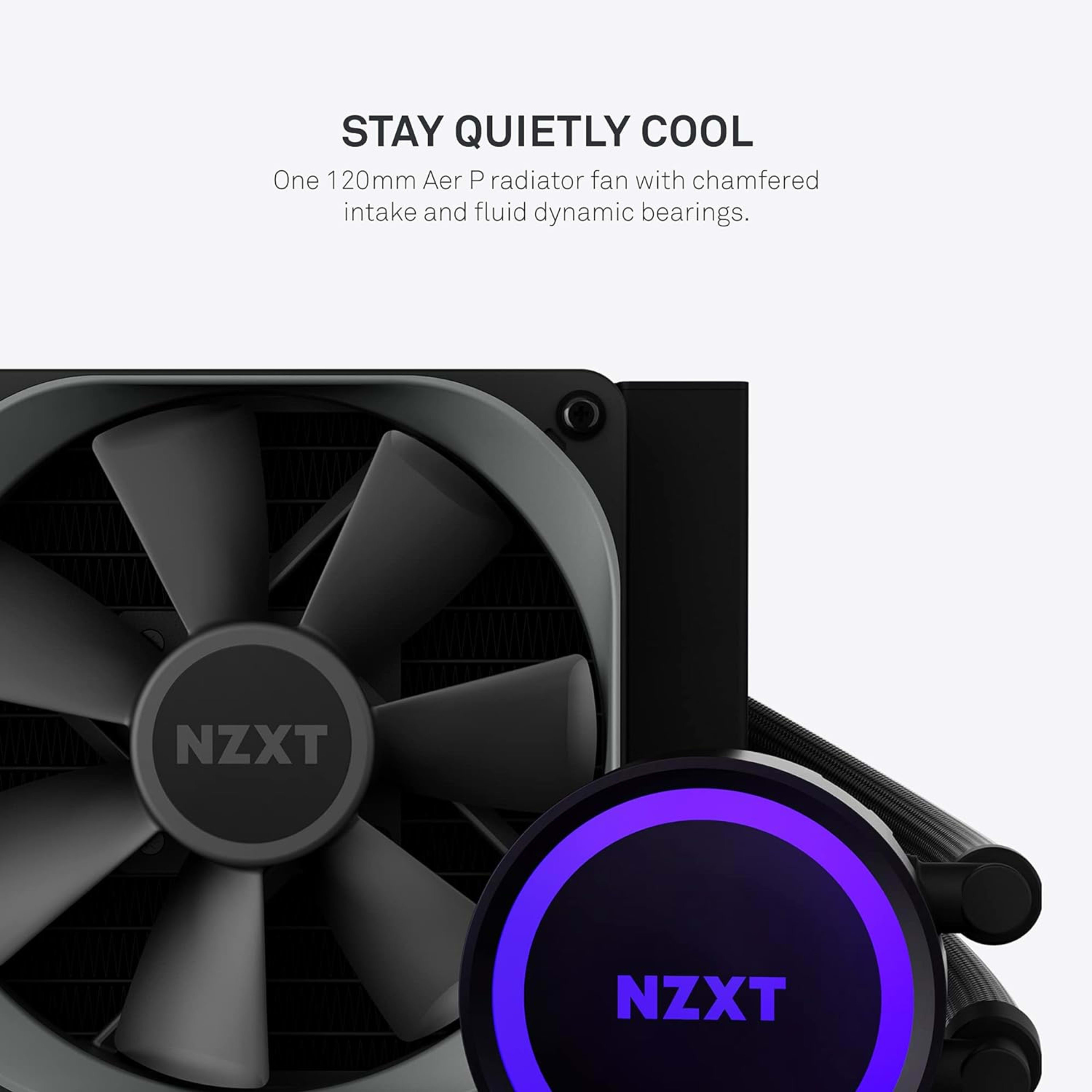 NZXT Kraken 120mm AIO Liquid Cooler - Black - New