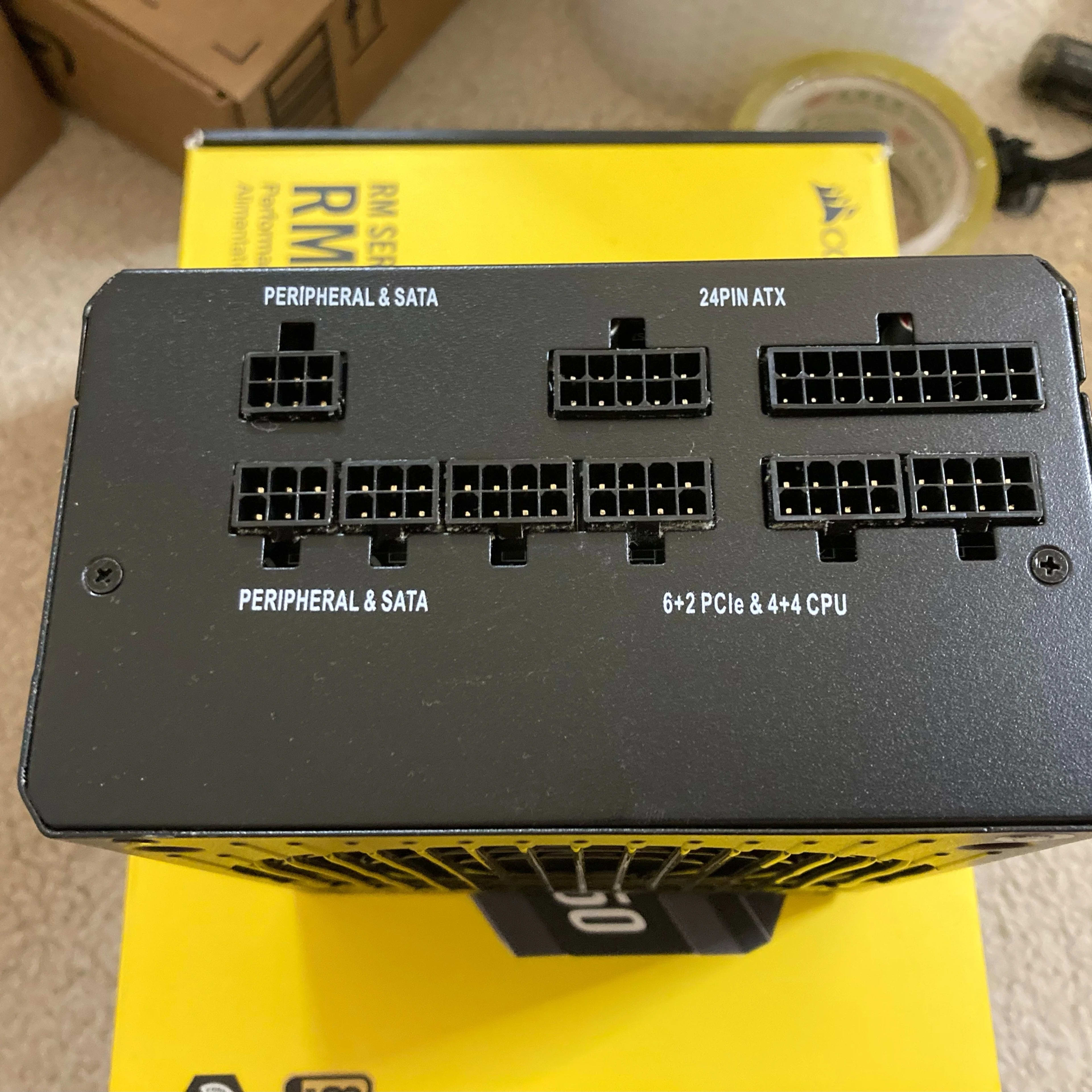 [INCLUDES CUSTOM CABLE EXTENSIONS!] Corsair RM650 80+ Gold Modular ATX