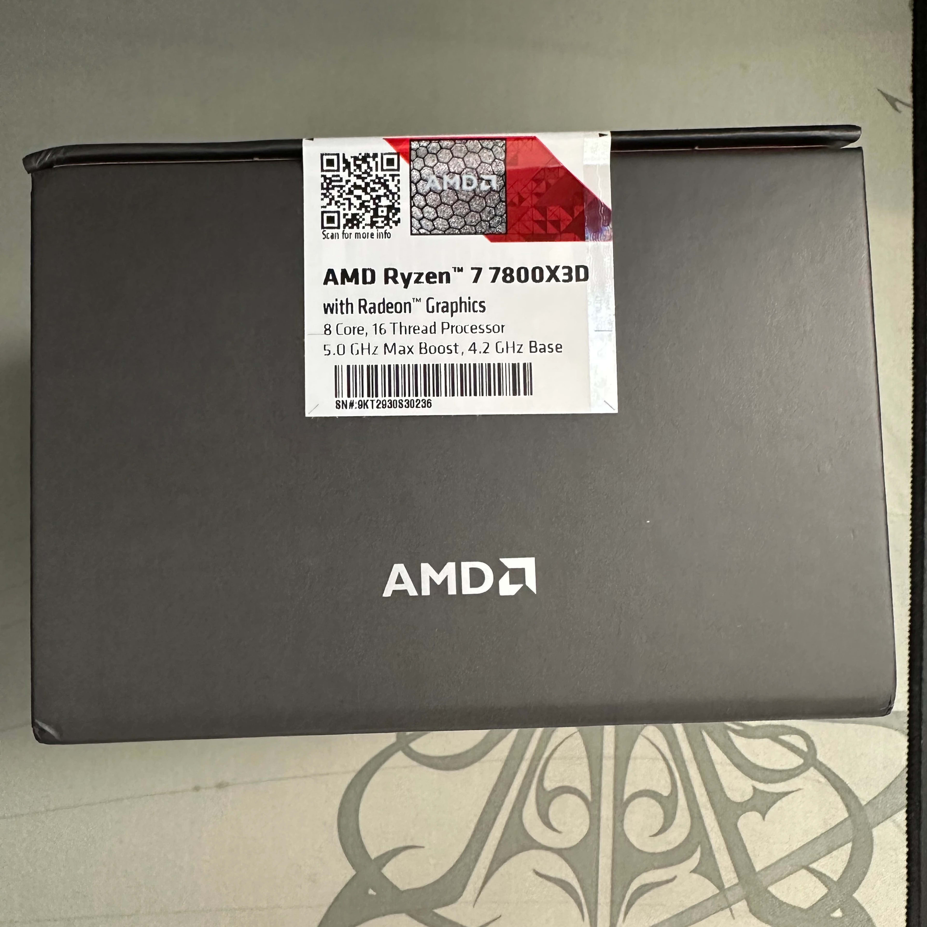 NEW UNOPENED! AMD Ryzen 7 7800X3D | Jawa NEW UNOPENED! AMD Ryzen 7 7800X3D | Jawa