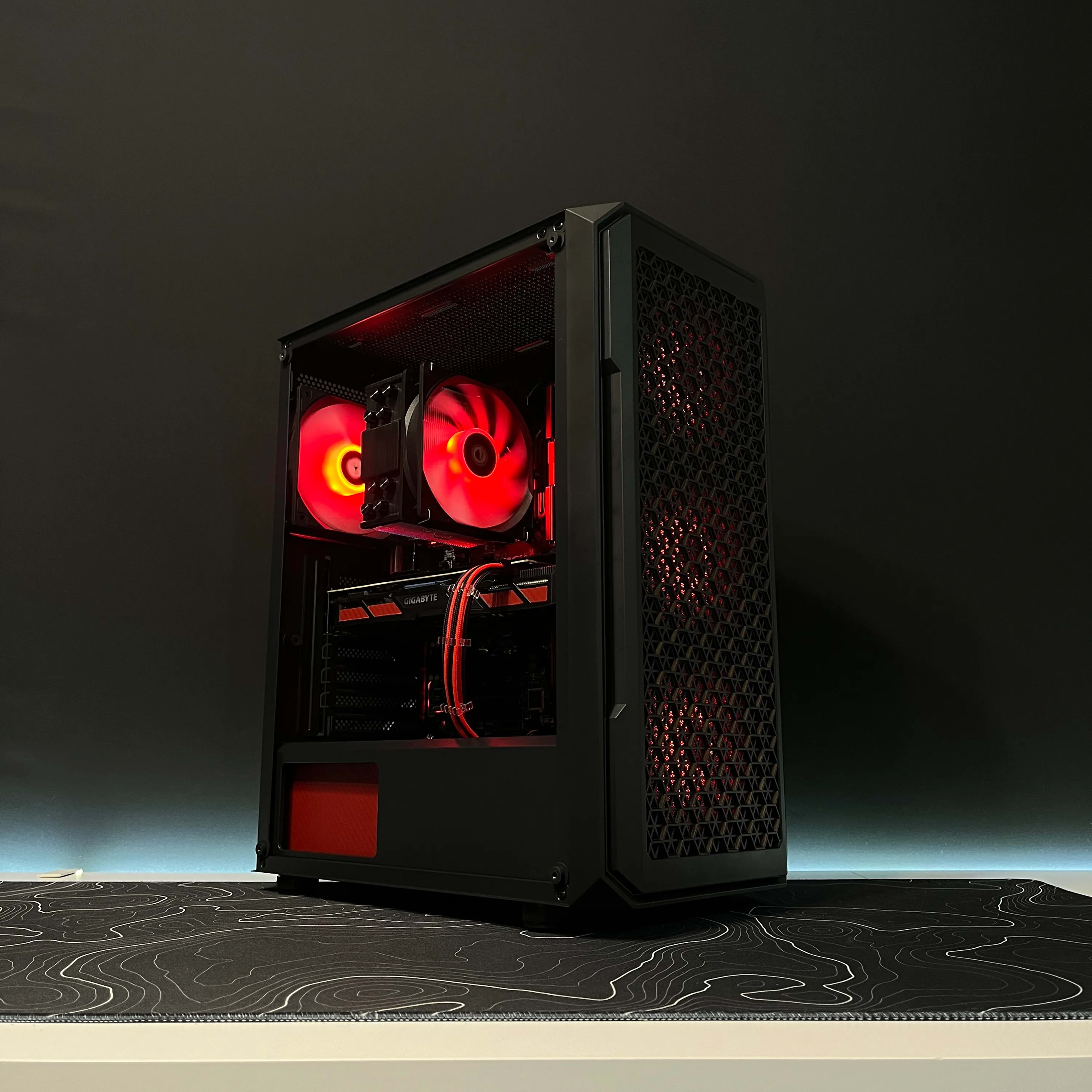 Black & Red Gaming PC | i5-7500 & GTX 1060 6GB