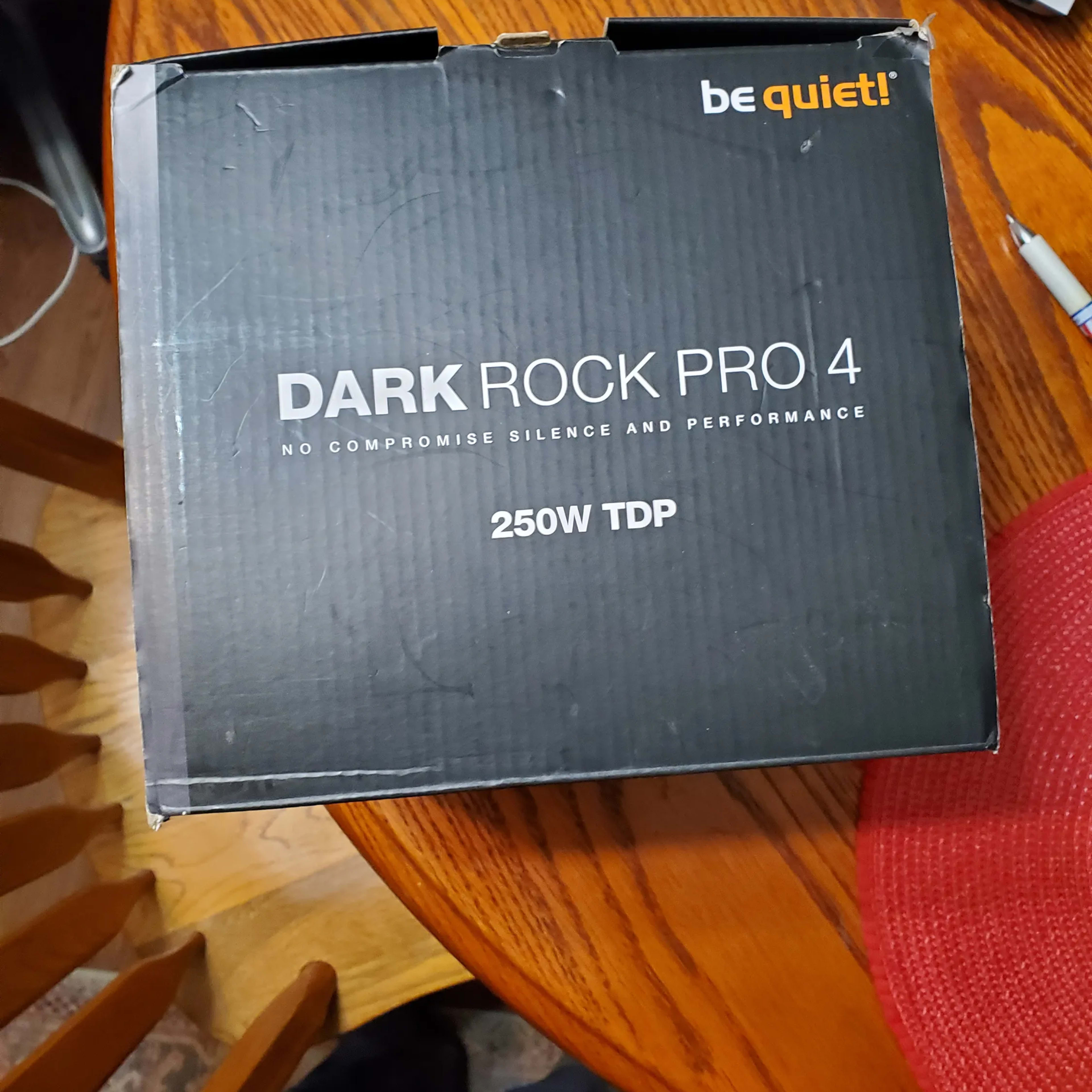 be quiet! Dark Rock Pro 4, BK022, 250W TDP, CPU Cooler