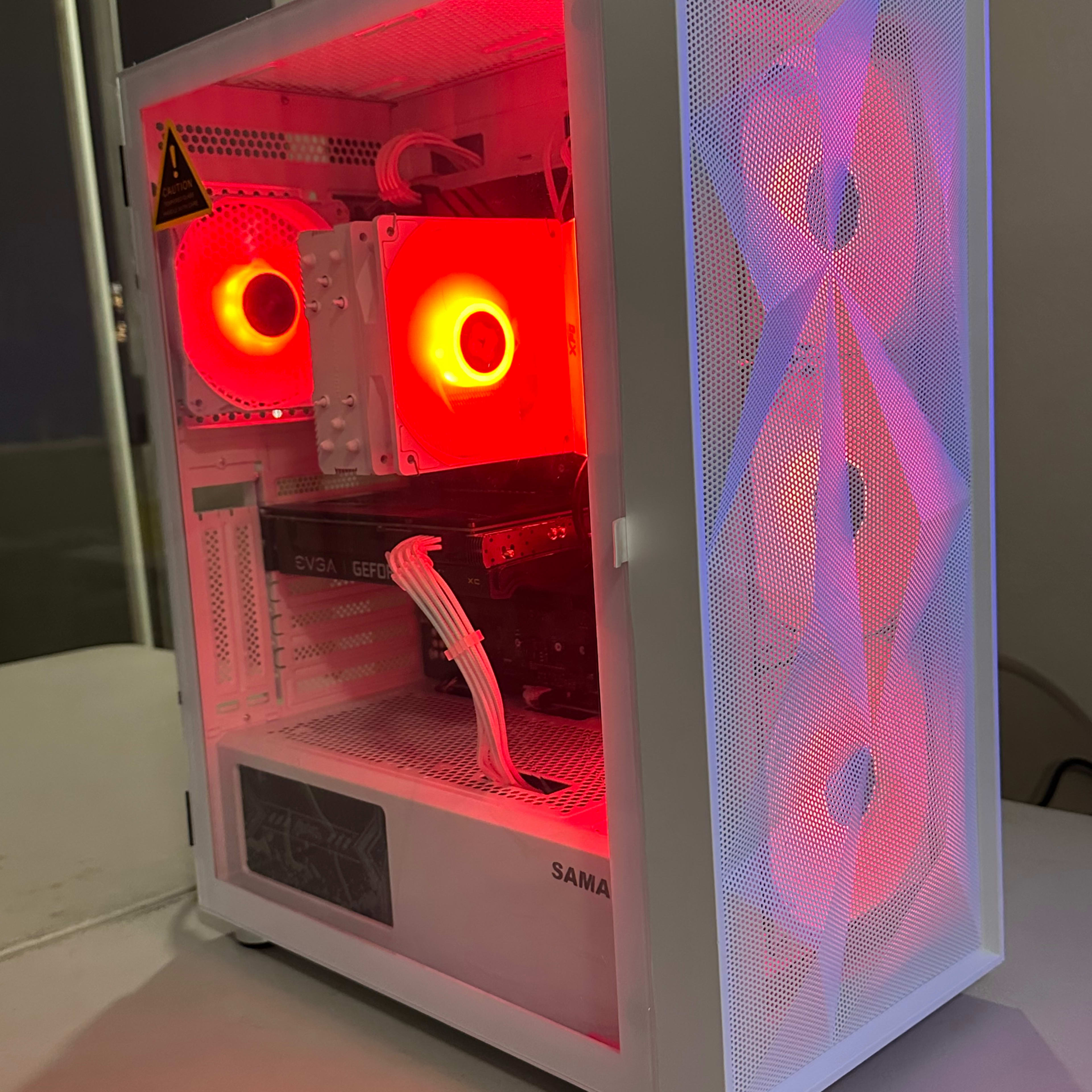 Custom 1080p/1440p gaming pc! RTX 3060 12GB, RYZEN 5 5600X, 1TB NVME SSD, 550W PSU, WIN11