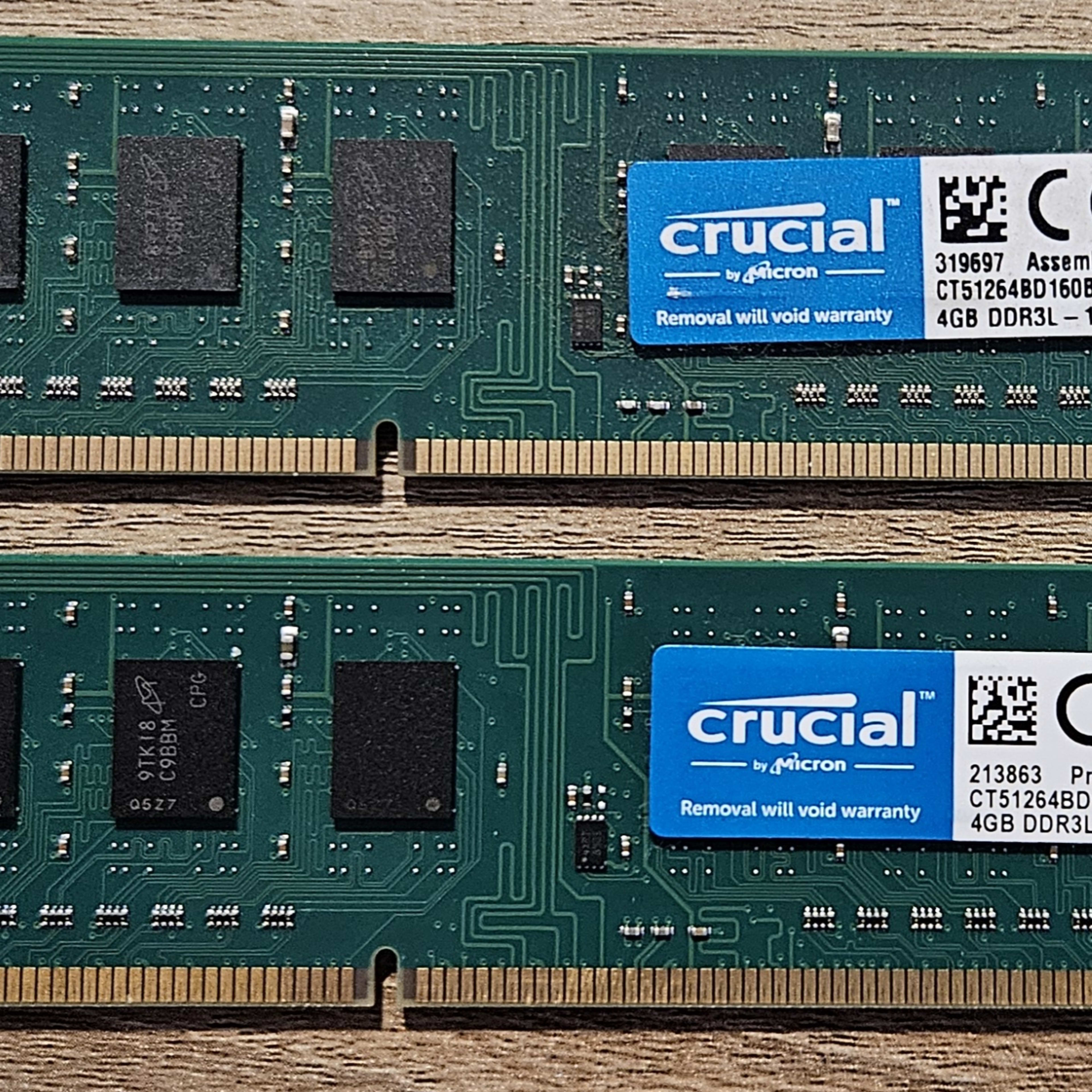 Crucial 4GB DDR3L-1600 UDIMM | CT51264BD160B 