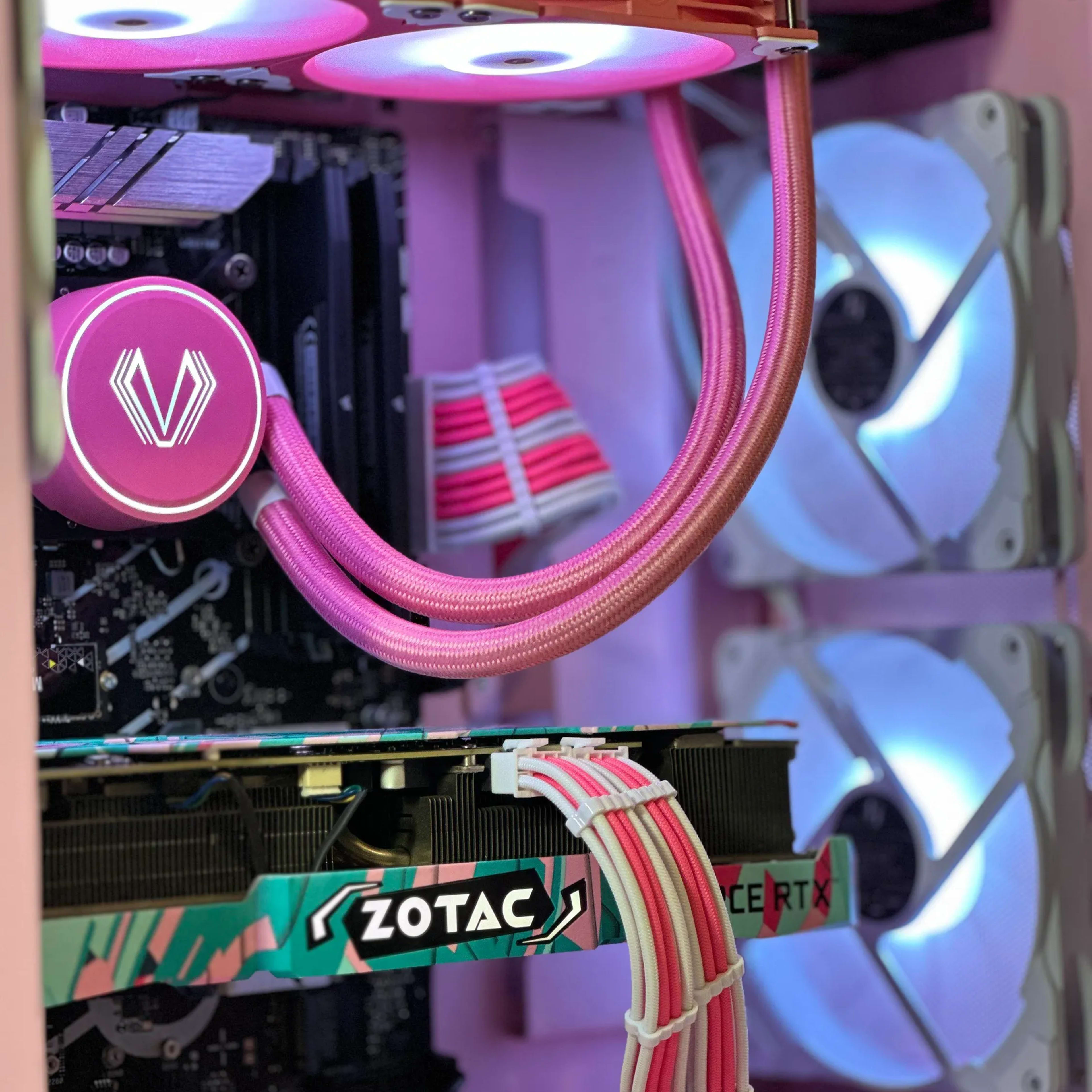 Pink Gaming PC | Intel i7-12700KF | Nvidia RTX 3080 10GB Pink Gaming PC | Intel i7-12700KF | Nvidia RTX 3080 10GB