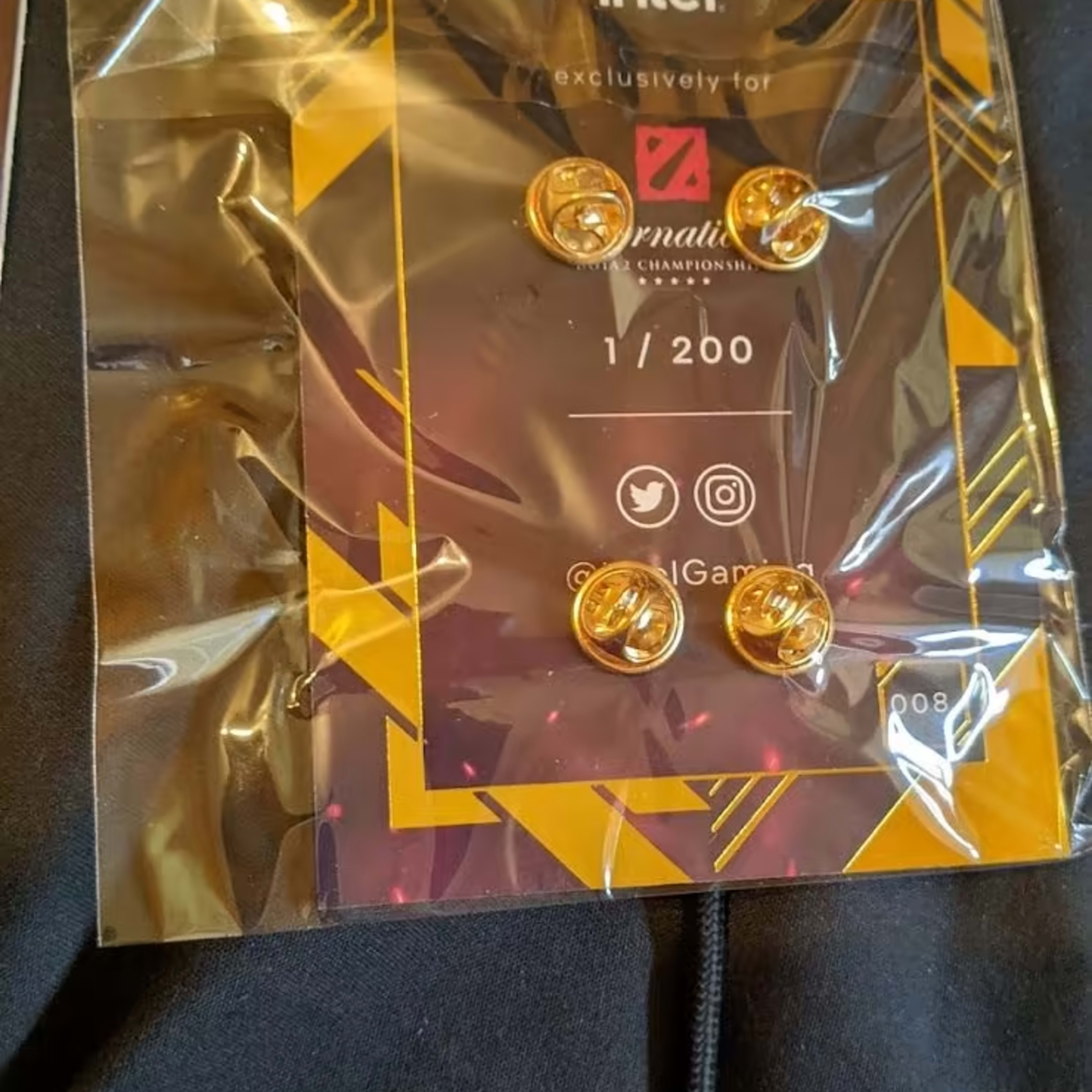 BNOB Intel / DOTA 2 The International 2021 Pins and Stickers 